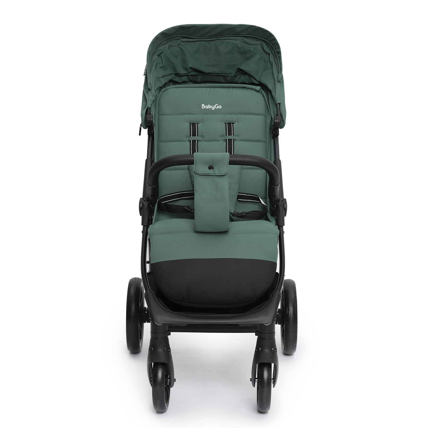 Коляска прогулочная BabyGo Magic New зеленый - фото 18