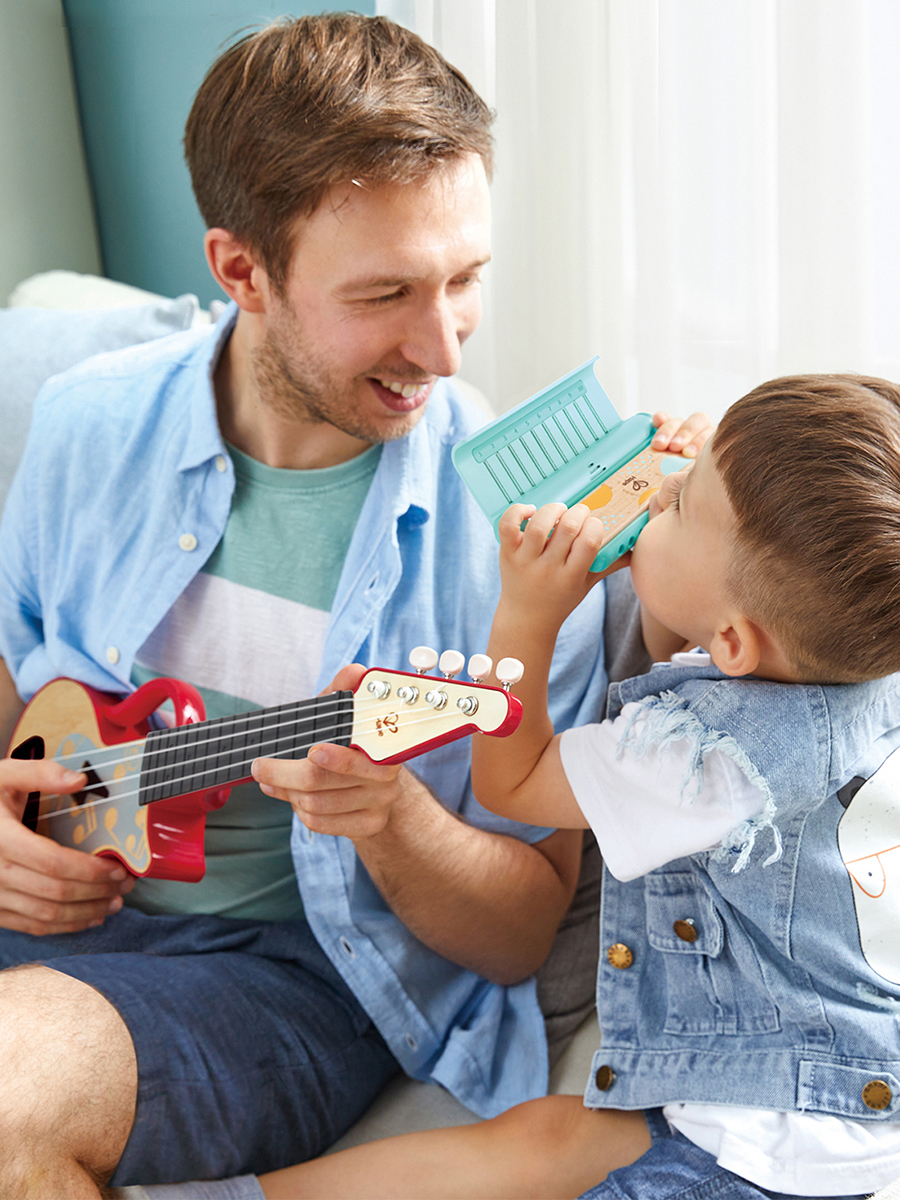 Игрушка музыкальная Hape Буду музыкантом гармошка - фото 3