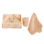 Комплект для купания Baby Nice 3предмета Персиковый К32415