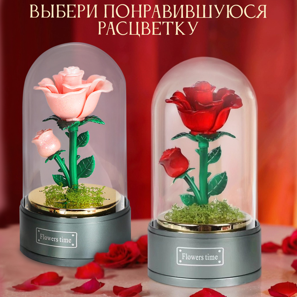 Музыкальная шкатулка TIPTOPOLIS Роза Красная - фото 8