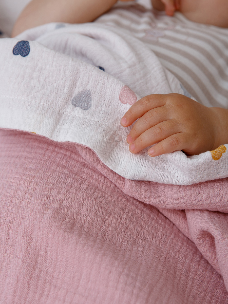 Плед ЛетиПташка розовый 95 x 130 см хлопок - фото 10