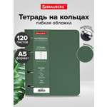 Тетрадь со сменным блоком Brauberg клетка 120 лист.