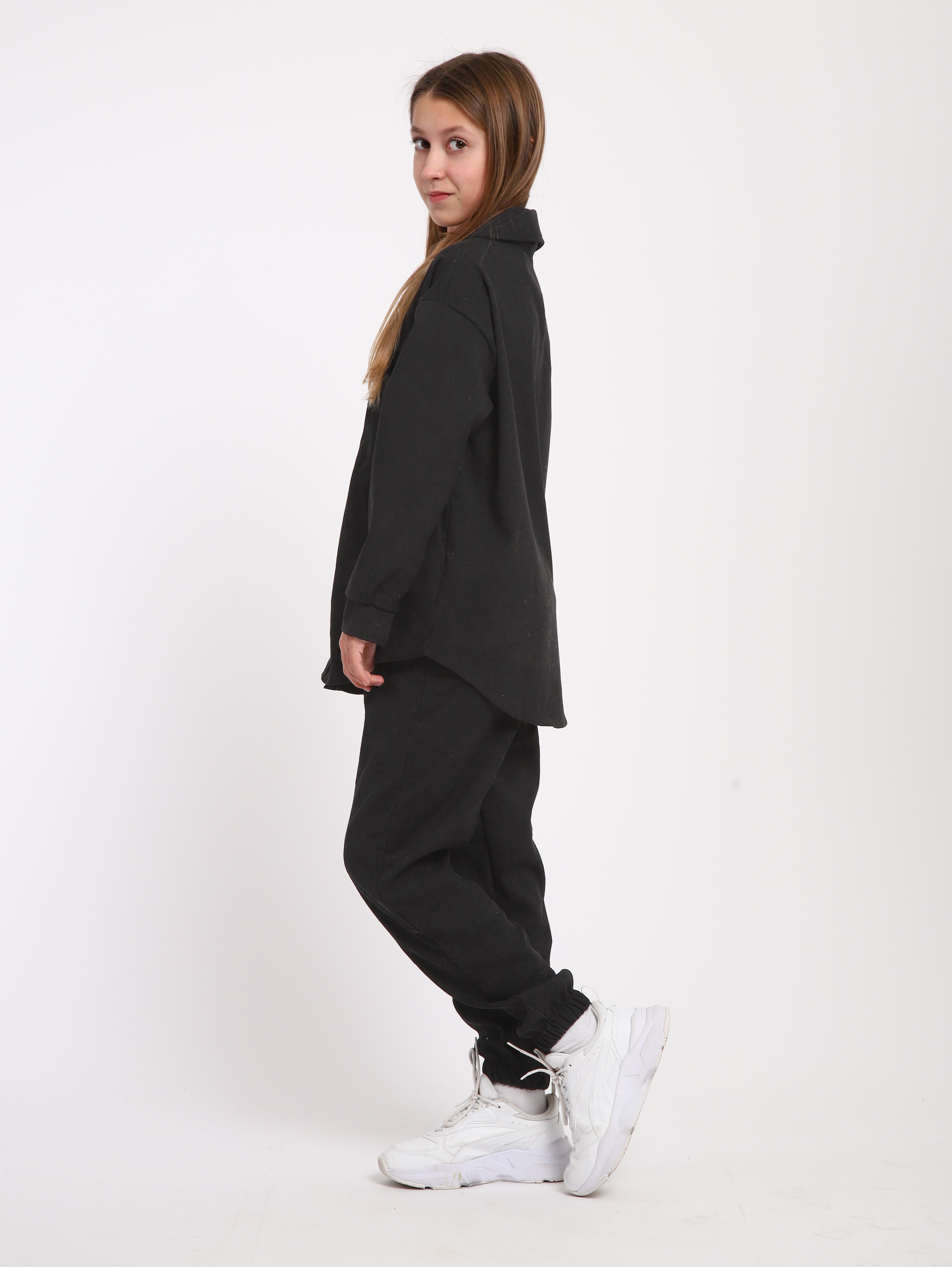 Костюм ЛАДОШКИ Костюм Вельвет черный - фото 9