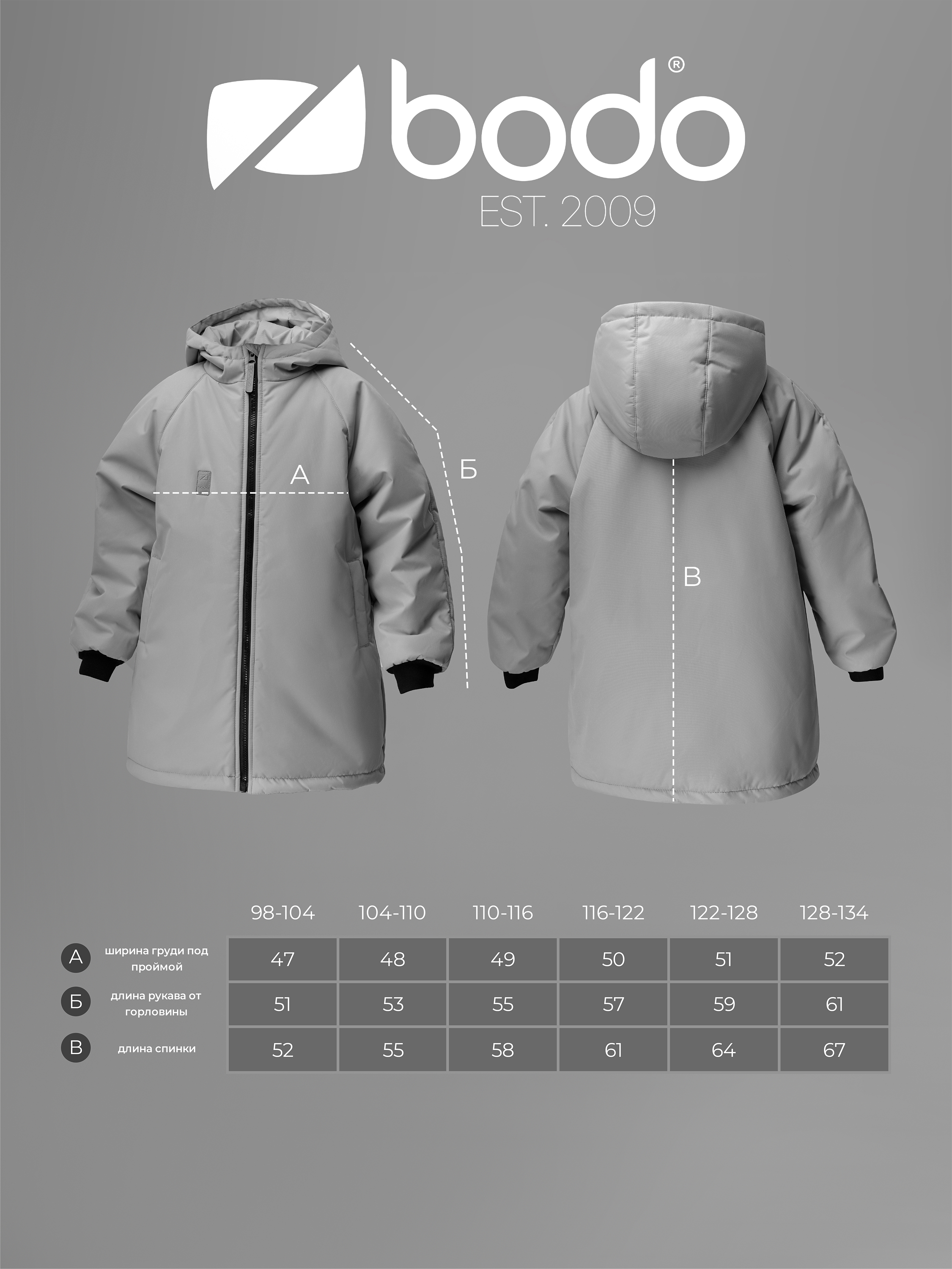 Куртка Bodo 32-72МU_серо-зеленый - фото 2