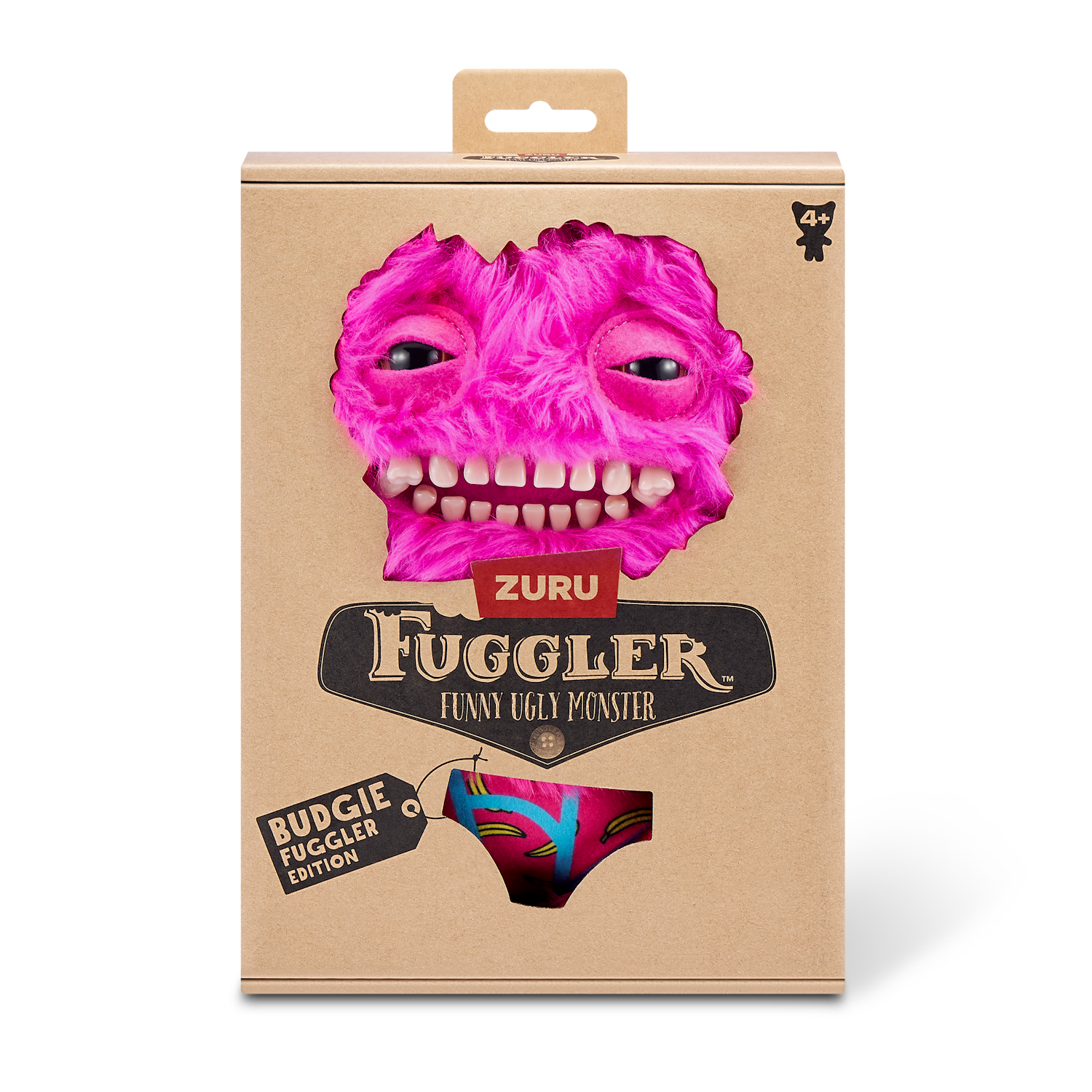 Игрушка мягкая FUGGLER Розовый Мистер Пуговкин Разноцветные Труселя 24см 15723P - фото 12