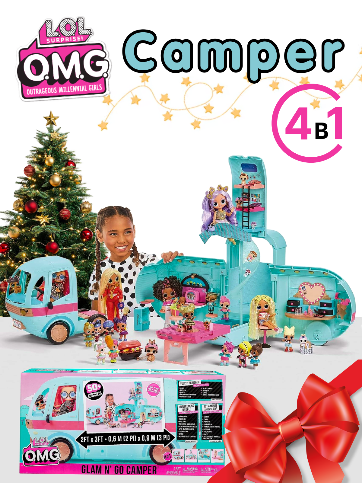 Домик для кукол L.O.L. Surprise! с мебелью 502500 Camper - фото 1