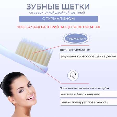 Зубная щетка классическая DENTAL CARE 4 шт.