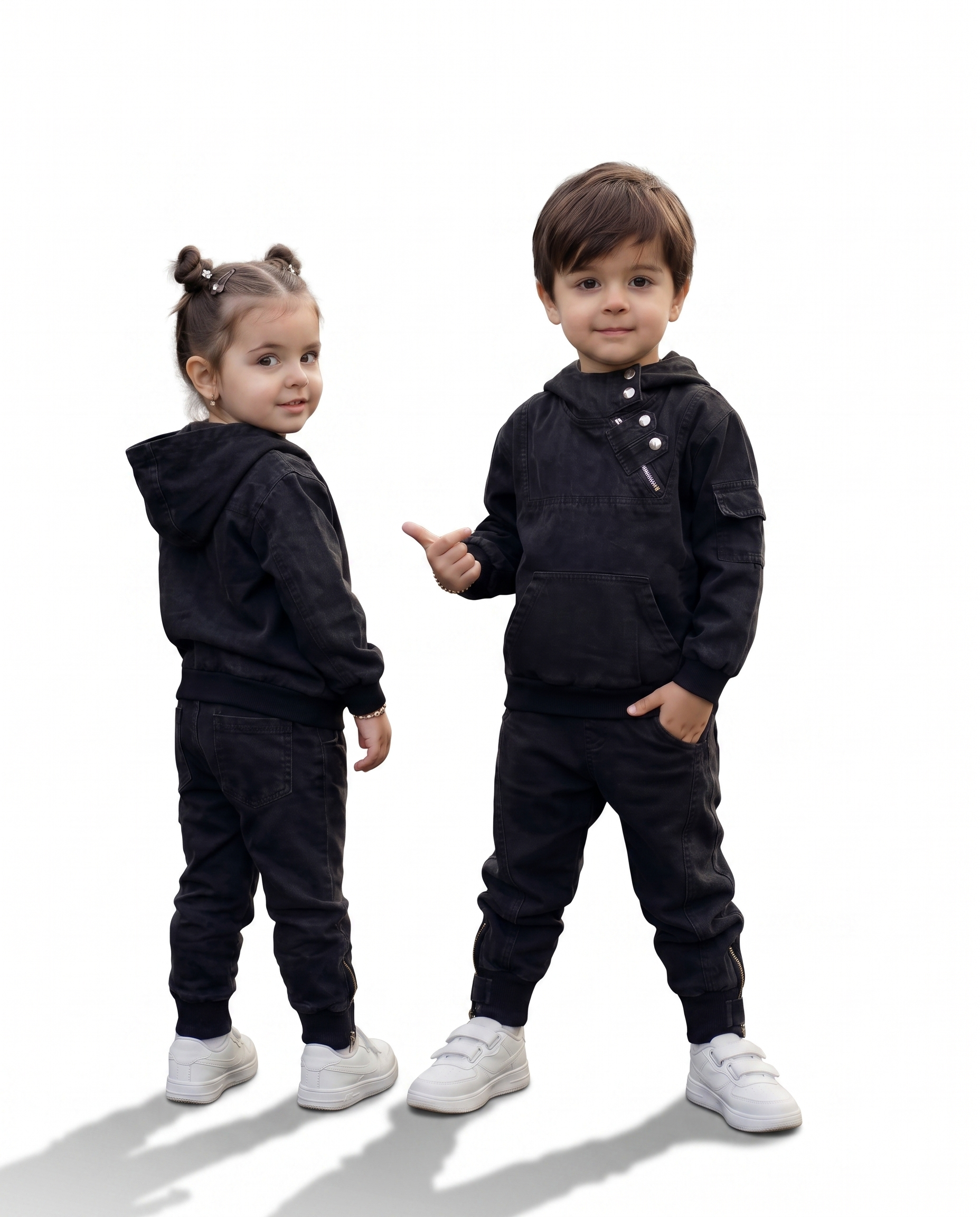 Костюм Artcher kids КостюмДжинс0001Черный - фото 16