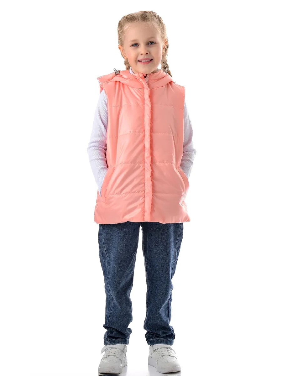Жилет Rusland 925/персиковый - фото 2