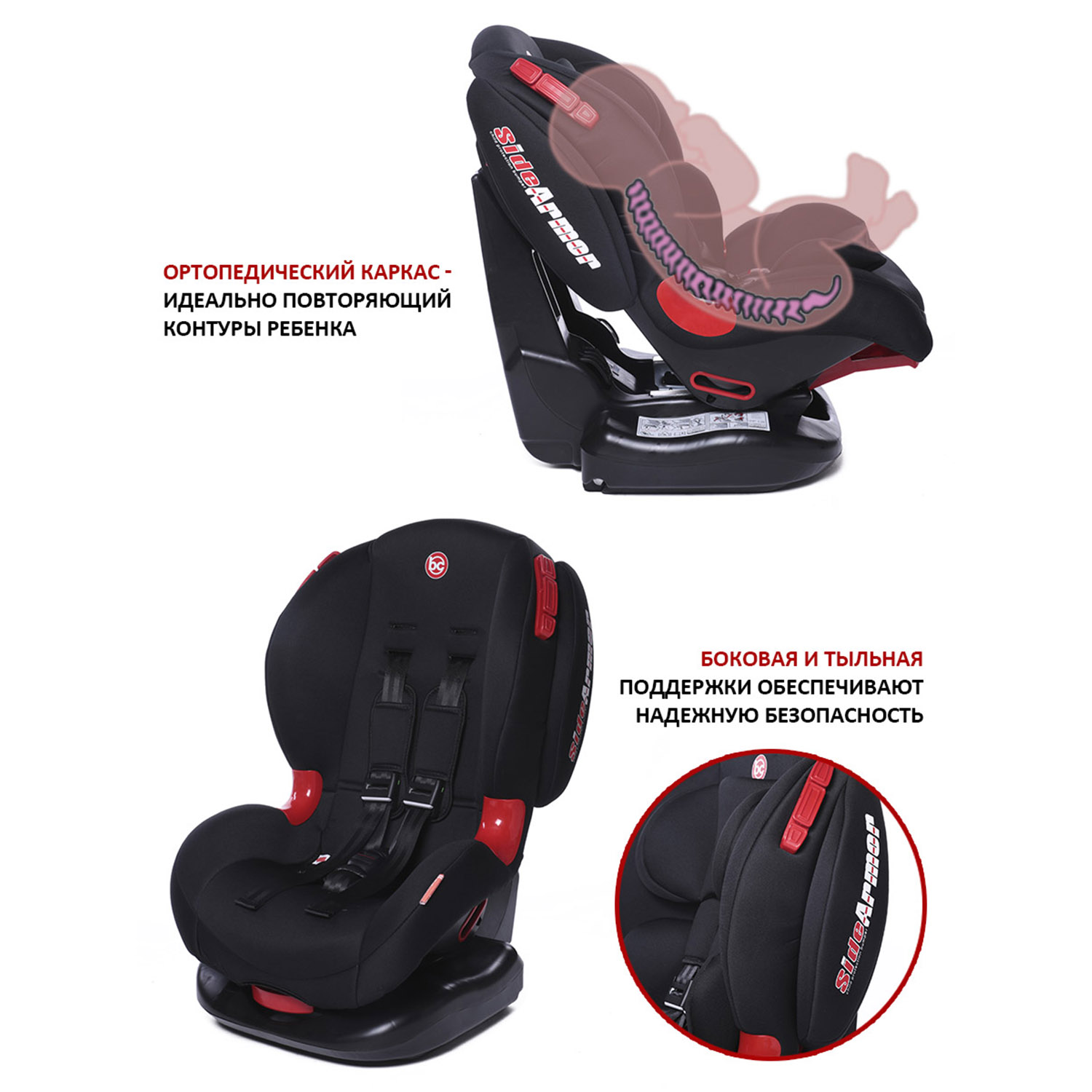 Автокресло BabyCare 1/2 (9-25 кг) - фото 7