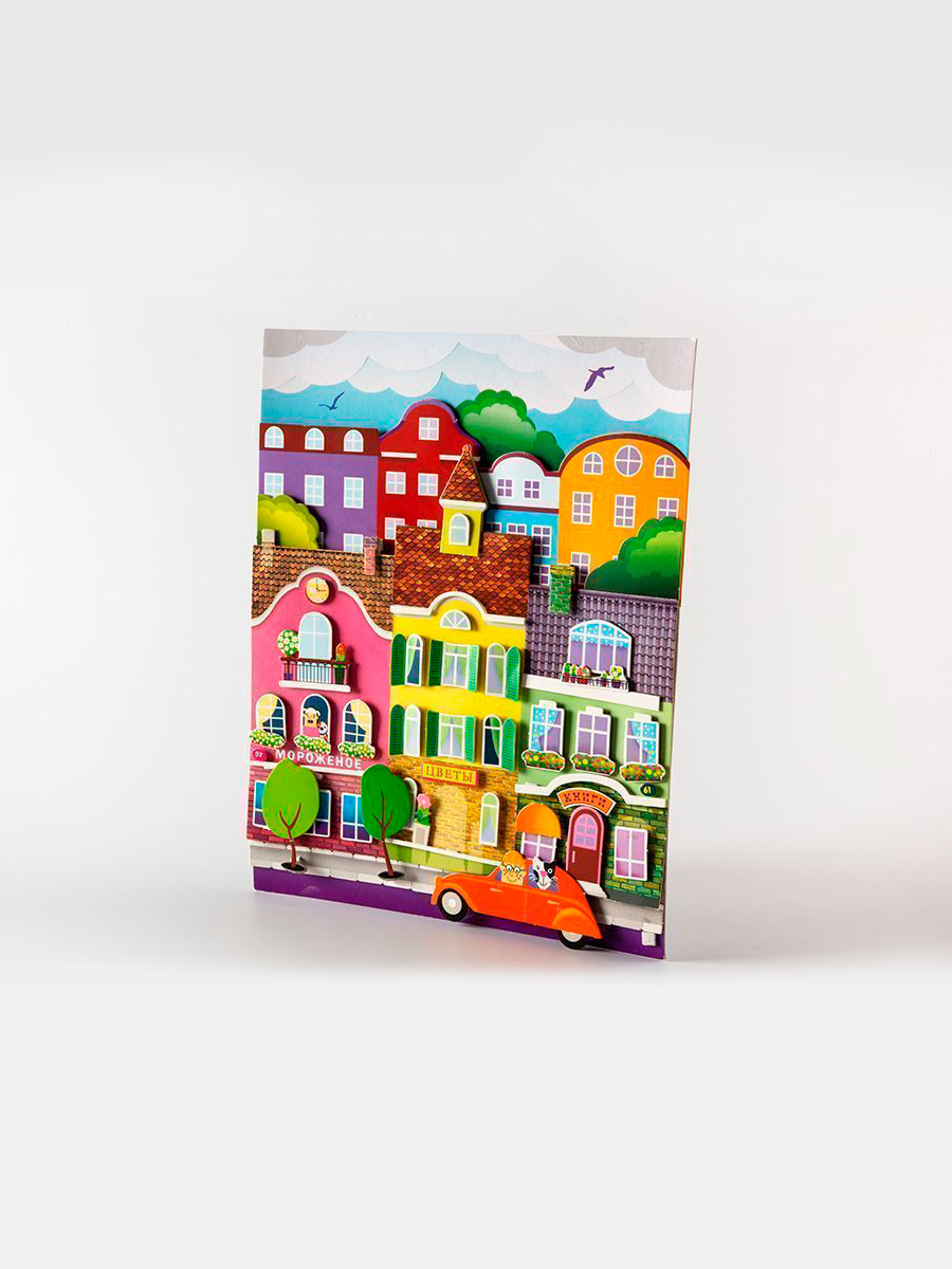 Набор для творчества Дрофа-Медиа аппликация В городе - фото 4