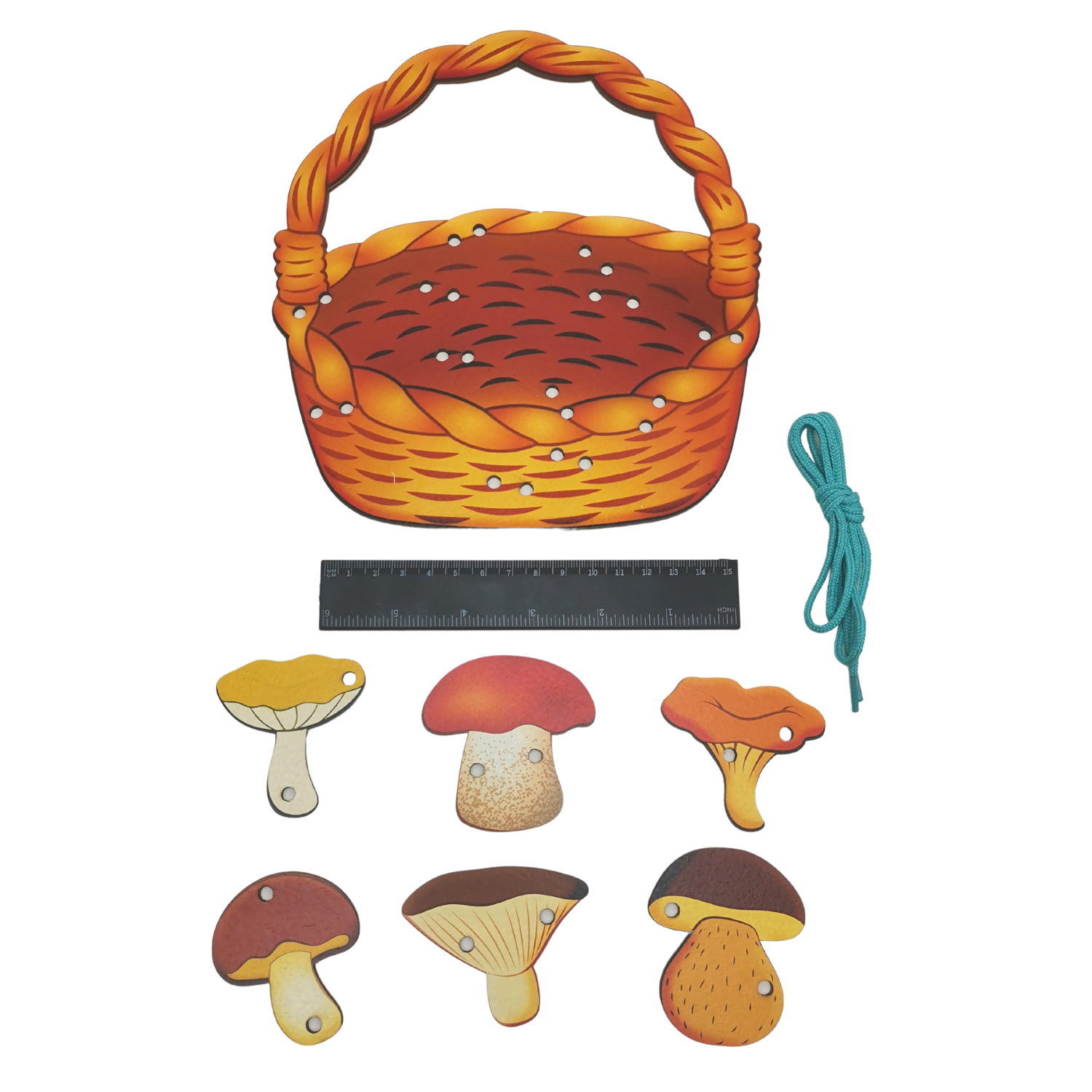 Игрушка Нескучные игры шнуровка Корзина - фото 2