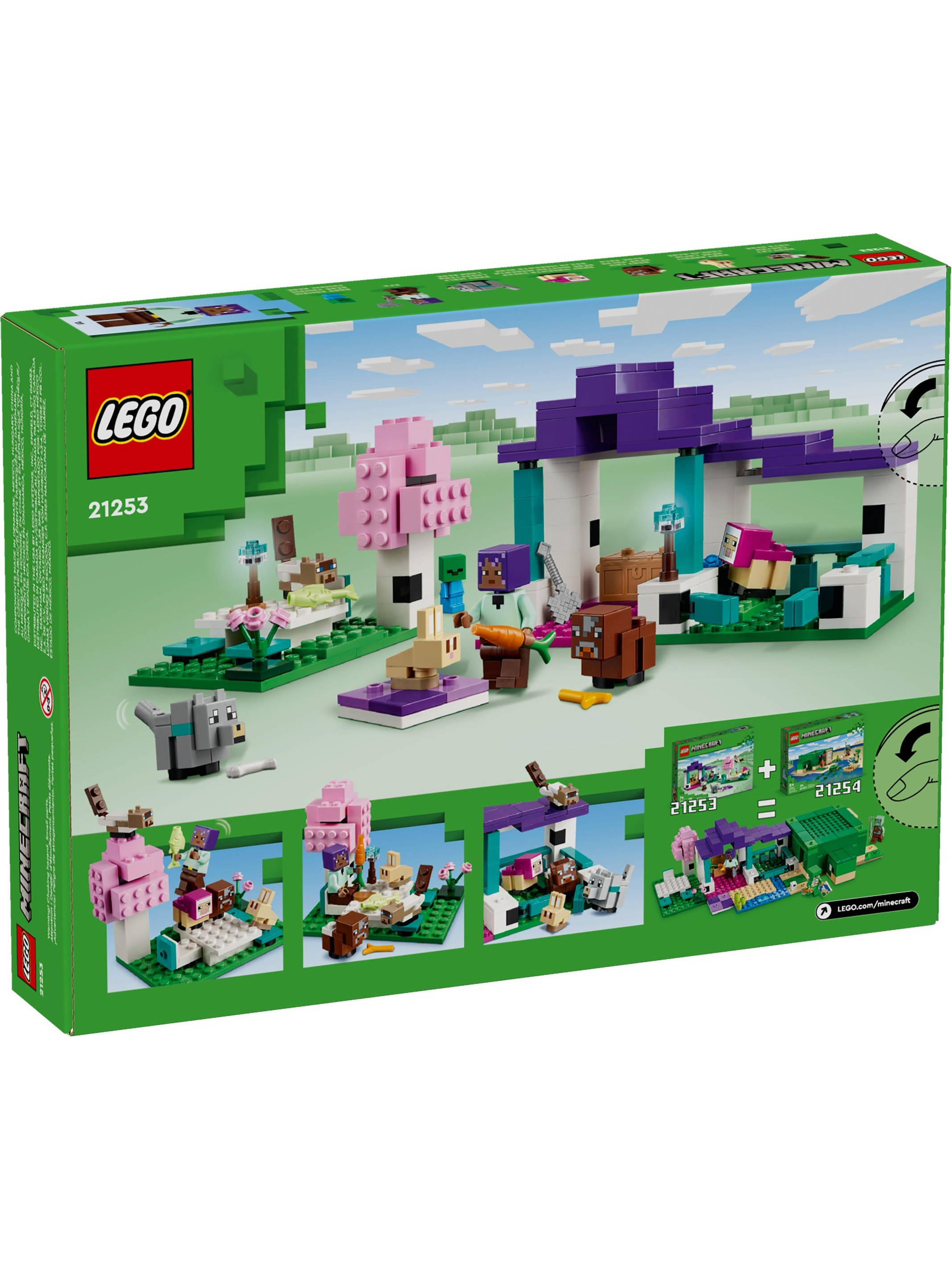 Конструктор LEGO Minecraft Приют для животных 206 дет. - фото 8