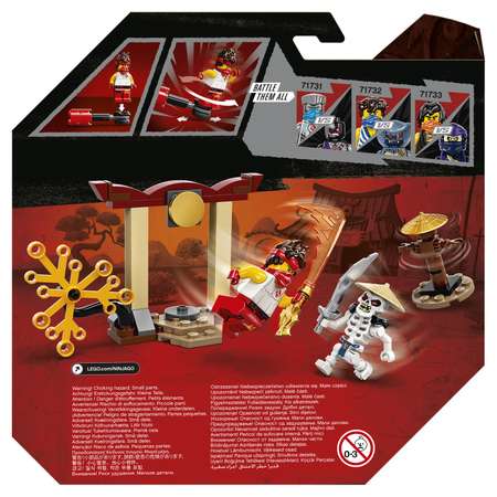 Конструктор LEGO NINJAGO Кай против Армии скелетов блочный