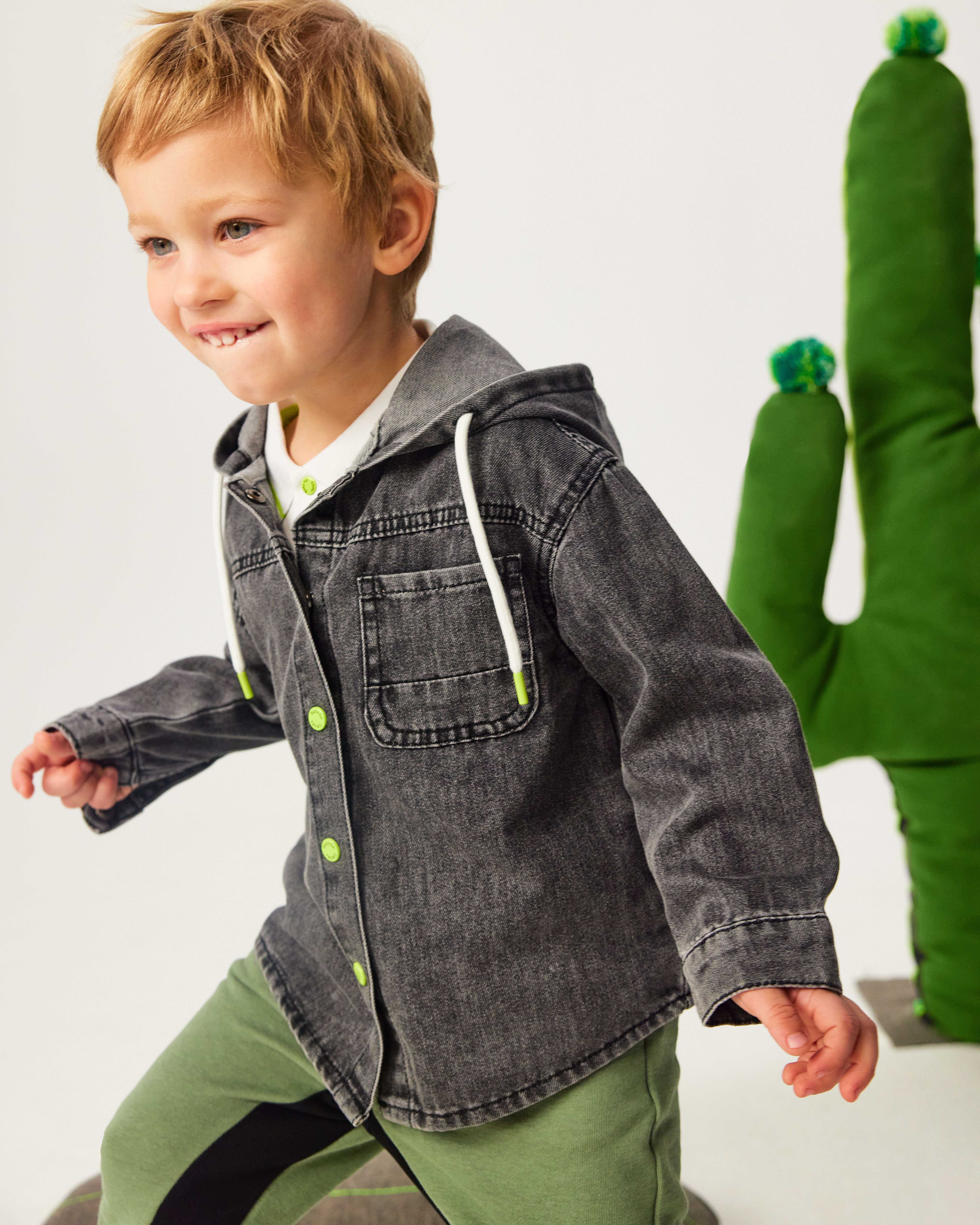 Джинсовая куртка BabyGo trend S24BT1-D67ib-99 - фото 7