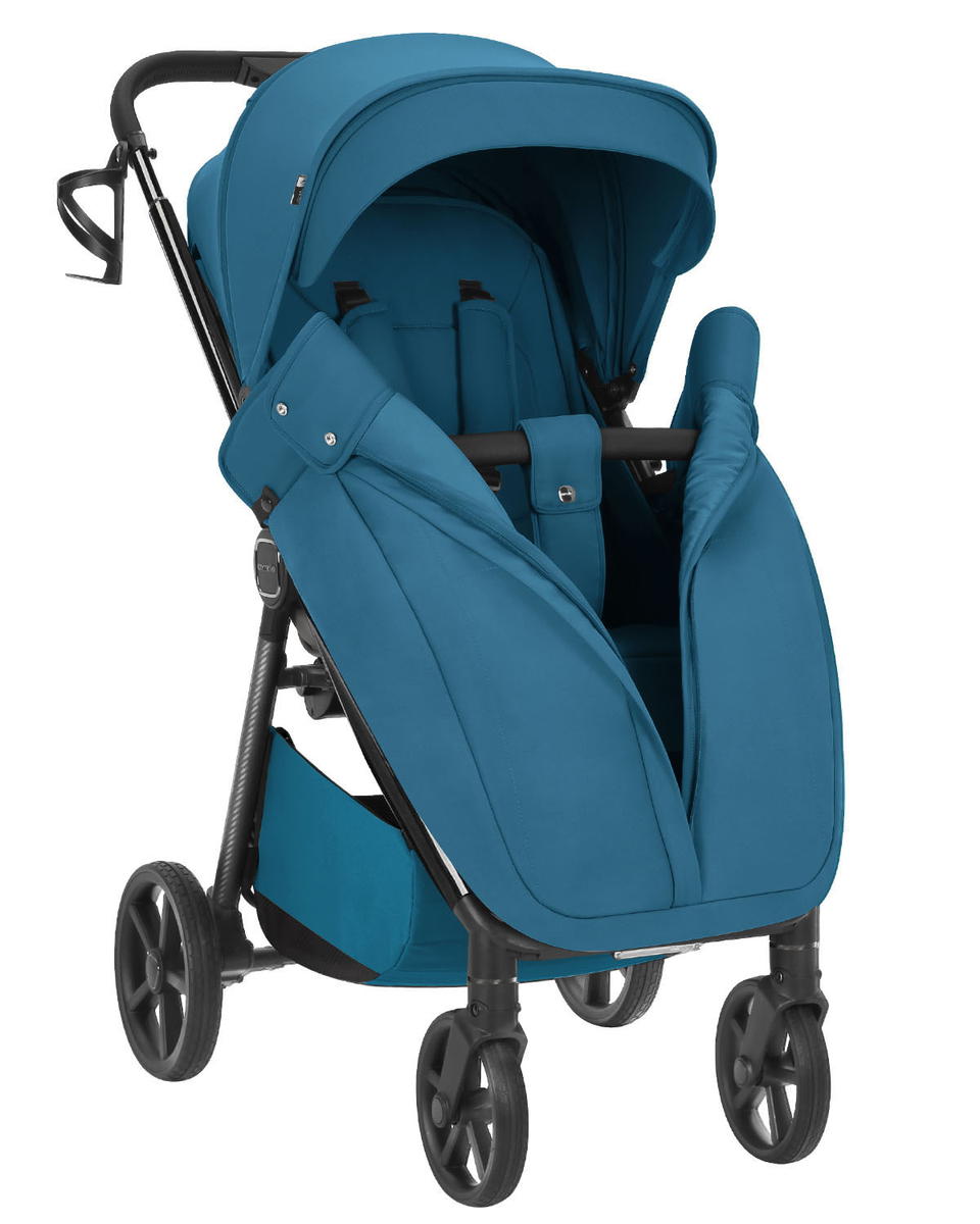 Коляска прогулочная Carrello Bravo Carbon CRL-5530 синий - фото 2