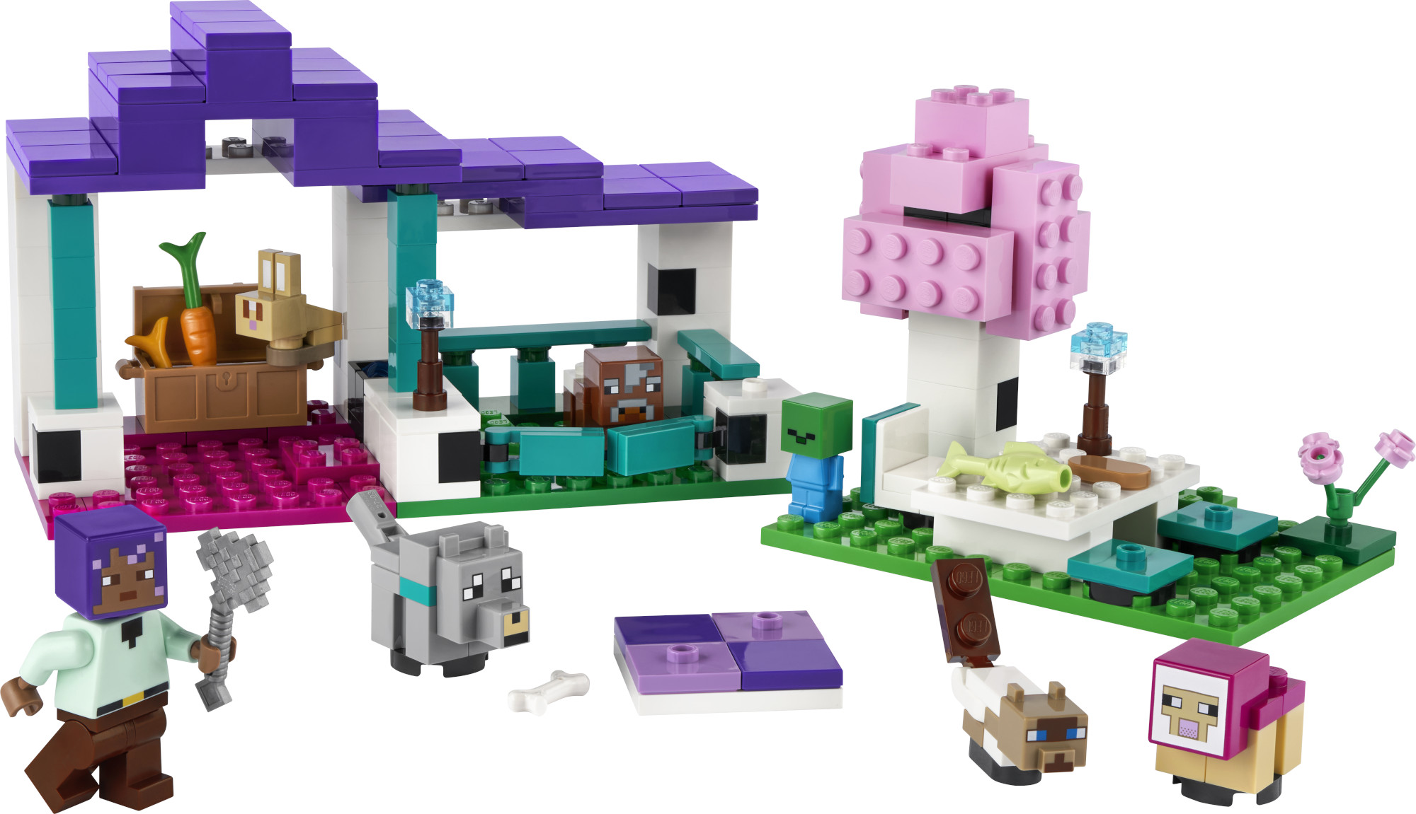 Конструктор LEGO Minecraft Заповедник для животных 206 дет. - фото 2