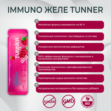 Функциональное желе TUNNER Малина