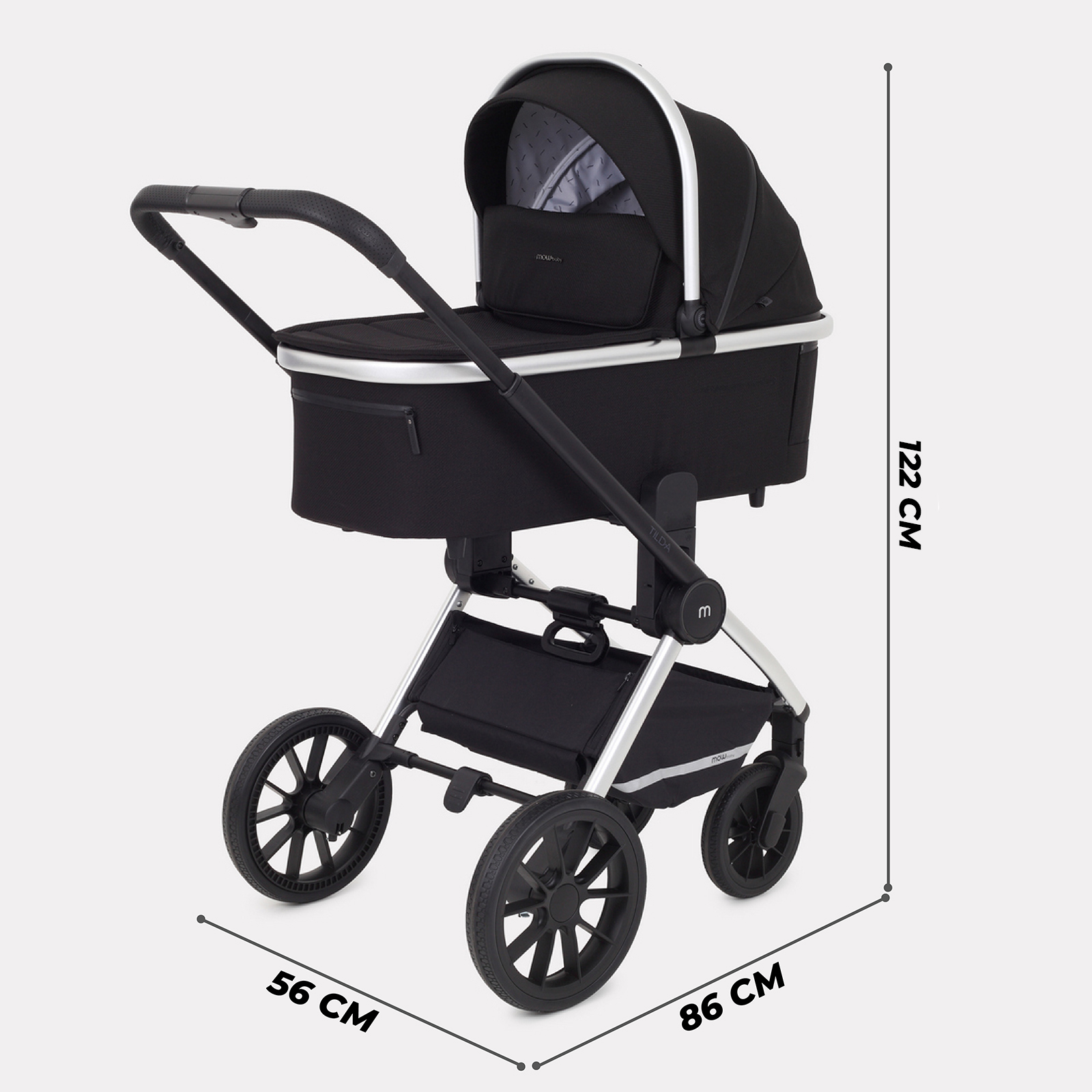 Коляска 2в1 MOWbaby Black - фото 2