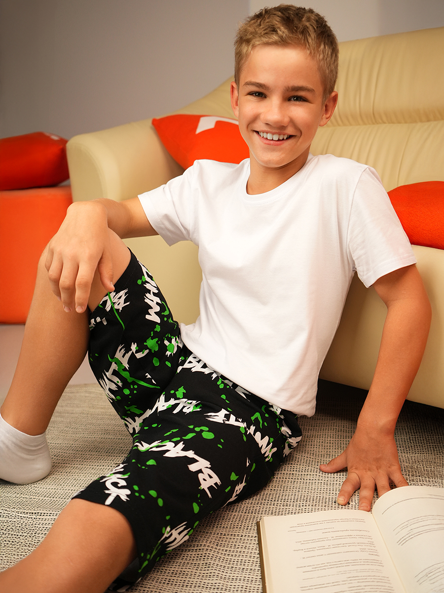 Шорты HappyFox HF037SPblack.white - фото 8