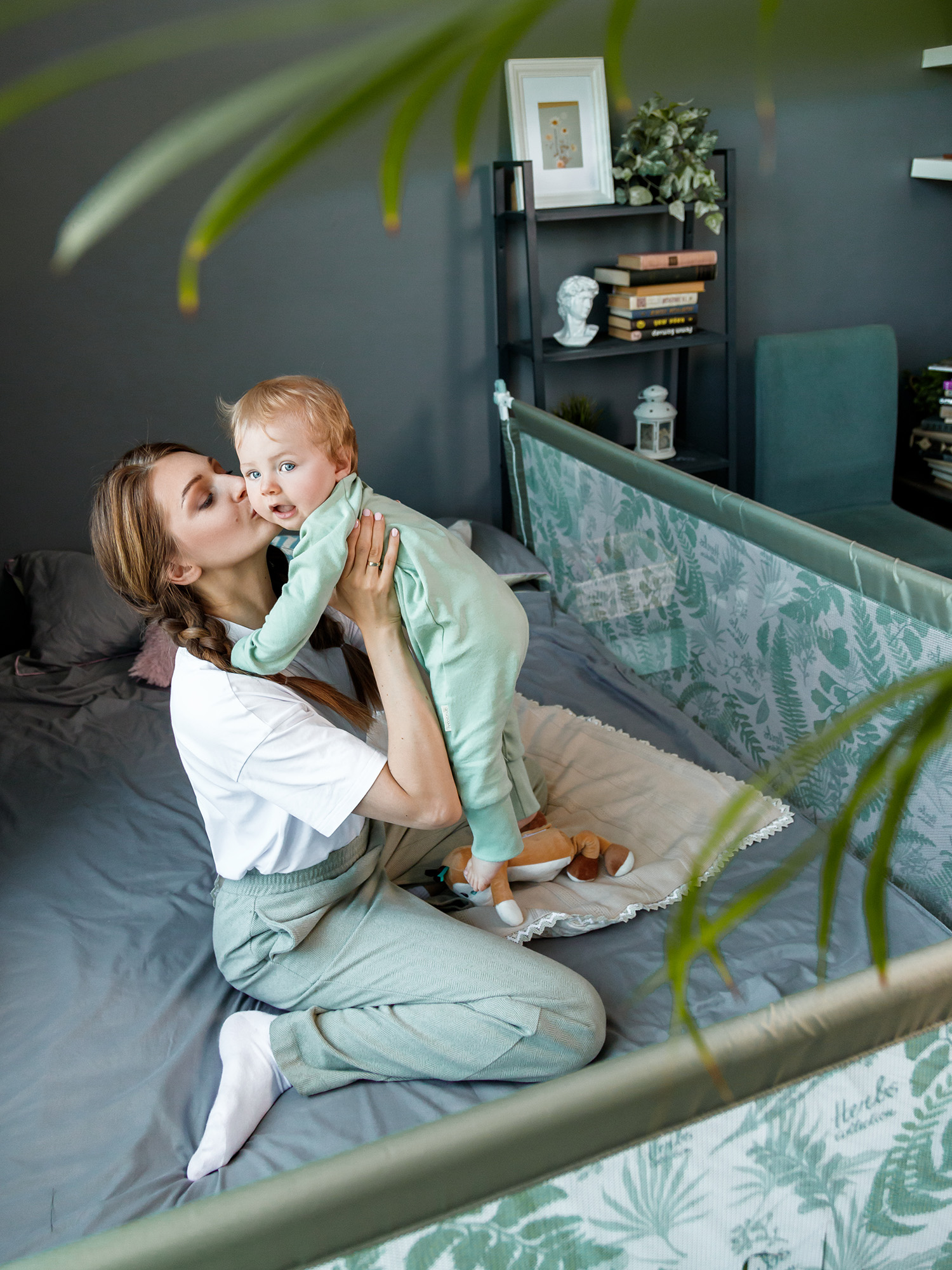 Барьер оливковый 200 см. AmaroBaby Safety of dreams - фото 8