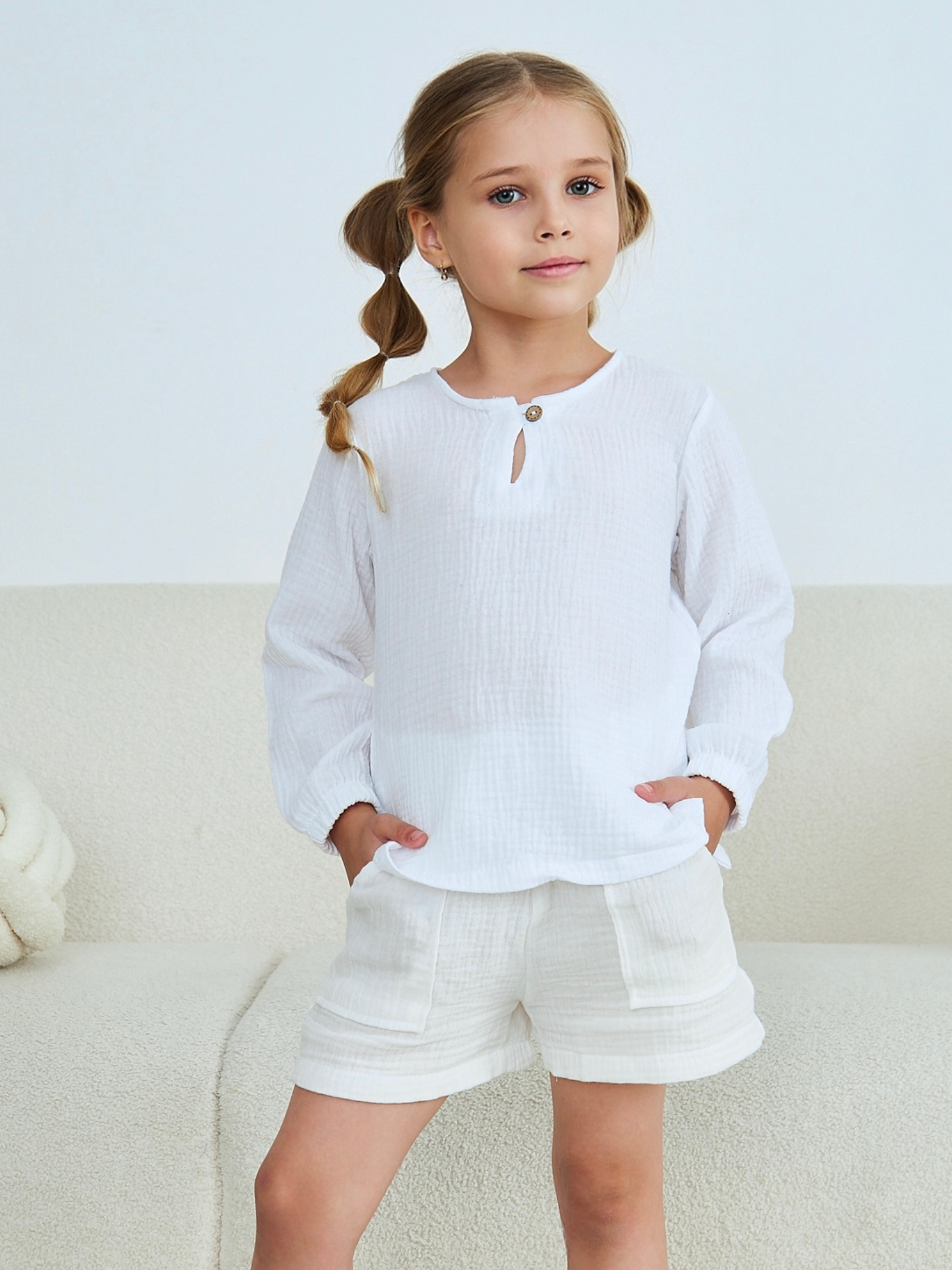 Сорочка MOUN сорочка_муслин_белая - фото 1