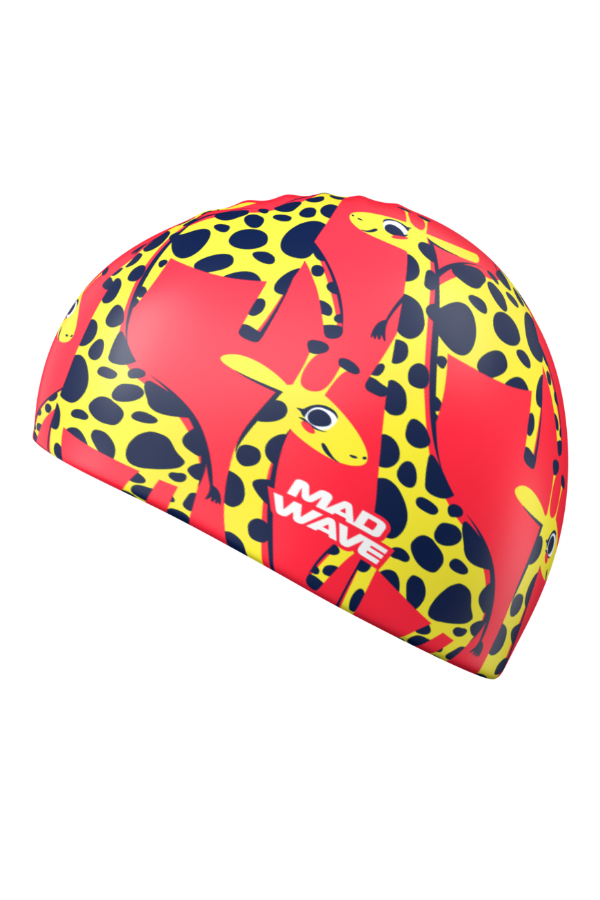 Шапочка для плавания Mad Wave Giraffes - фото 3