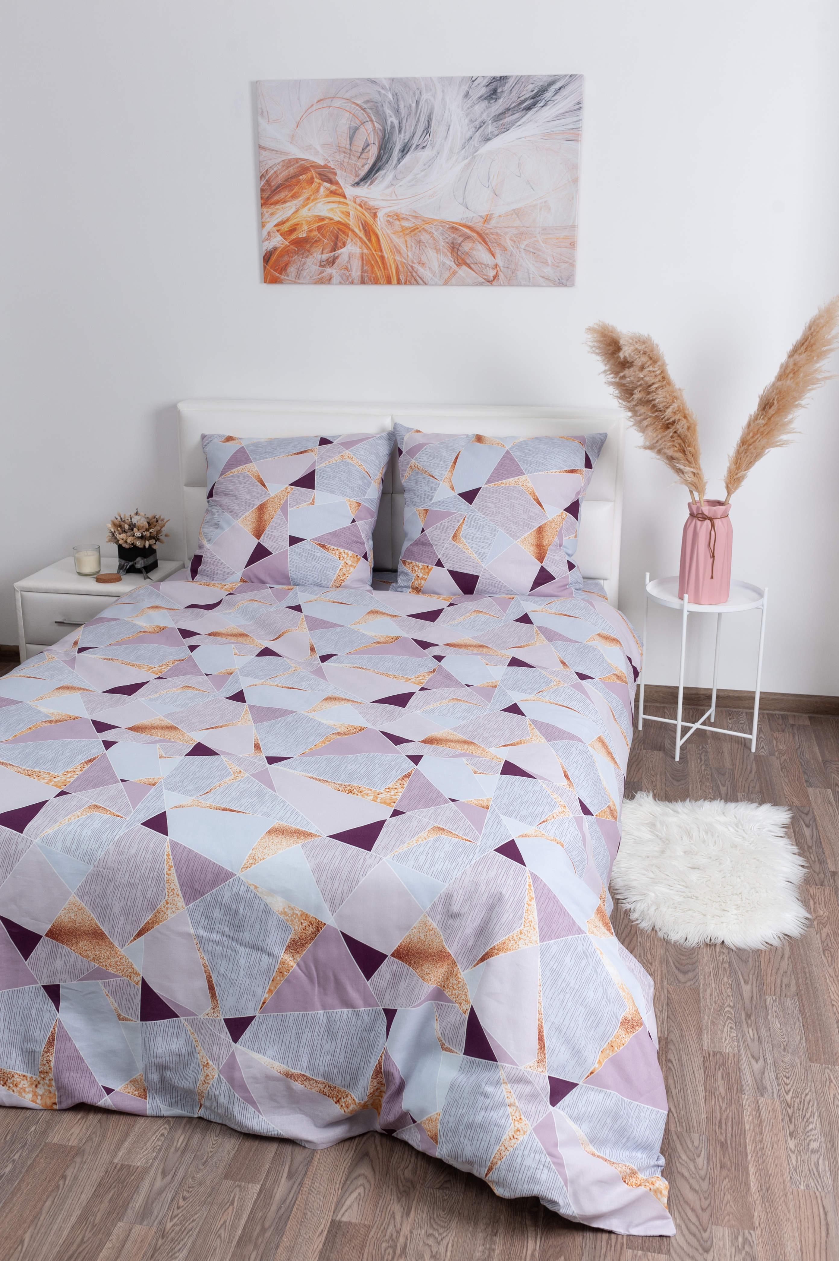 Комплект постельного белья MILANIKA Аксиома двуспальный 4 предм. - фото 3