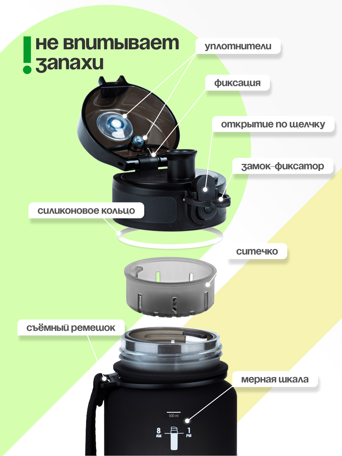 Бутылка UZSPACE 500 мл - фото 3