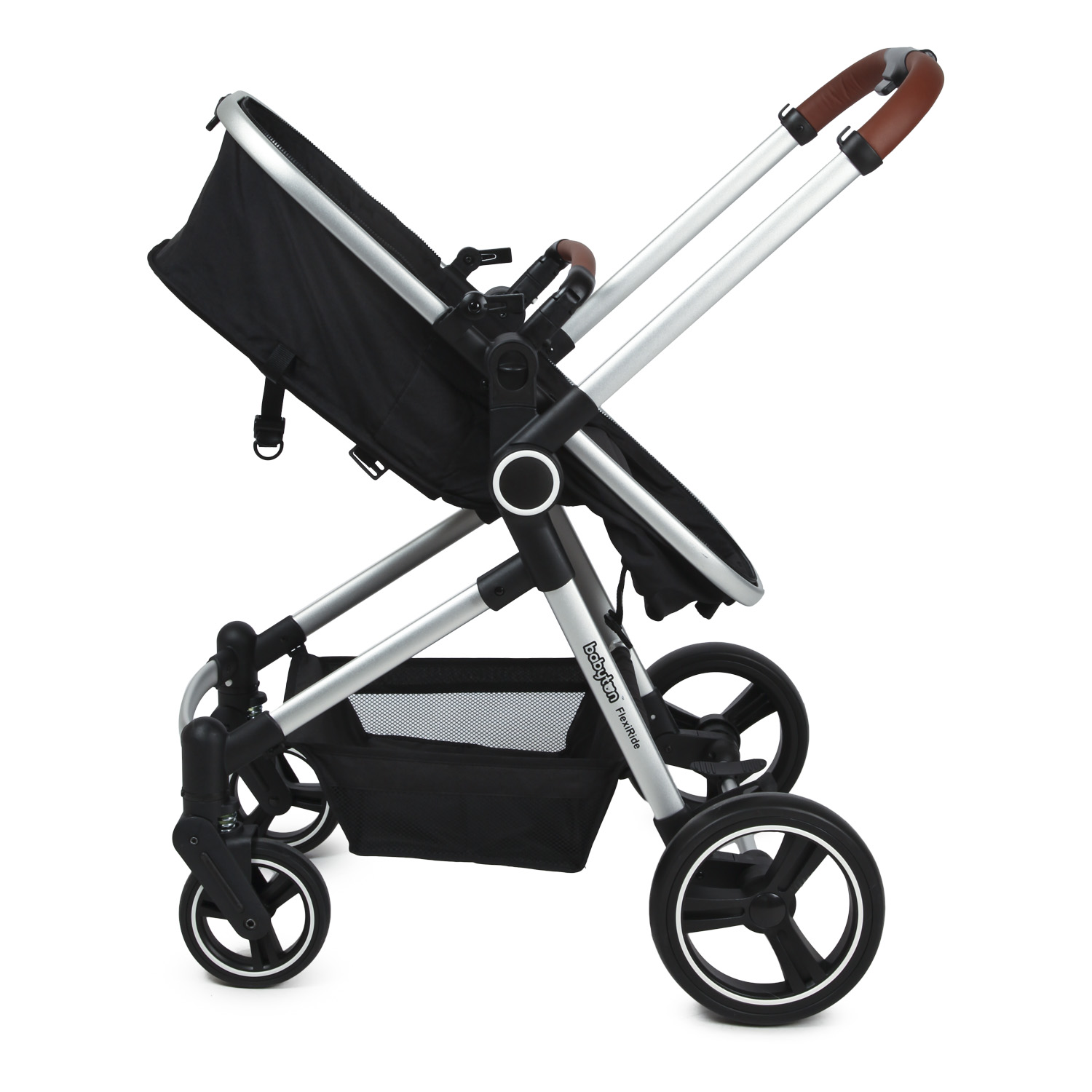 Коляска 3в1 Babyton Flexi Ride Black-Beige - фото 24