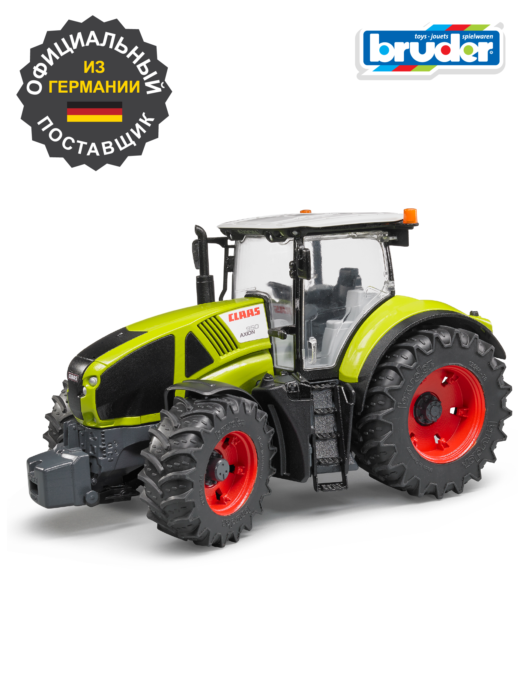 Трактор Bruder Claas Axion 950 1:16 03-012 - фото 1