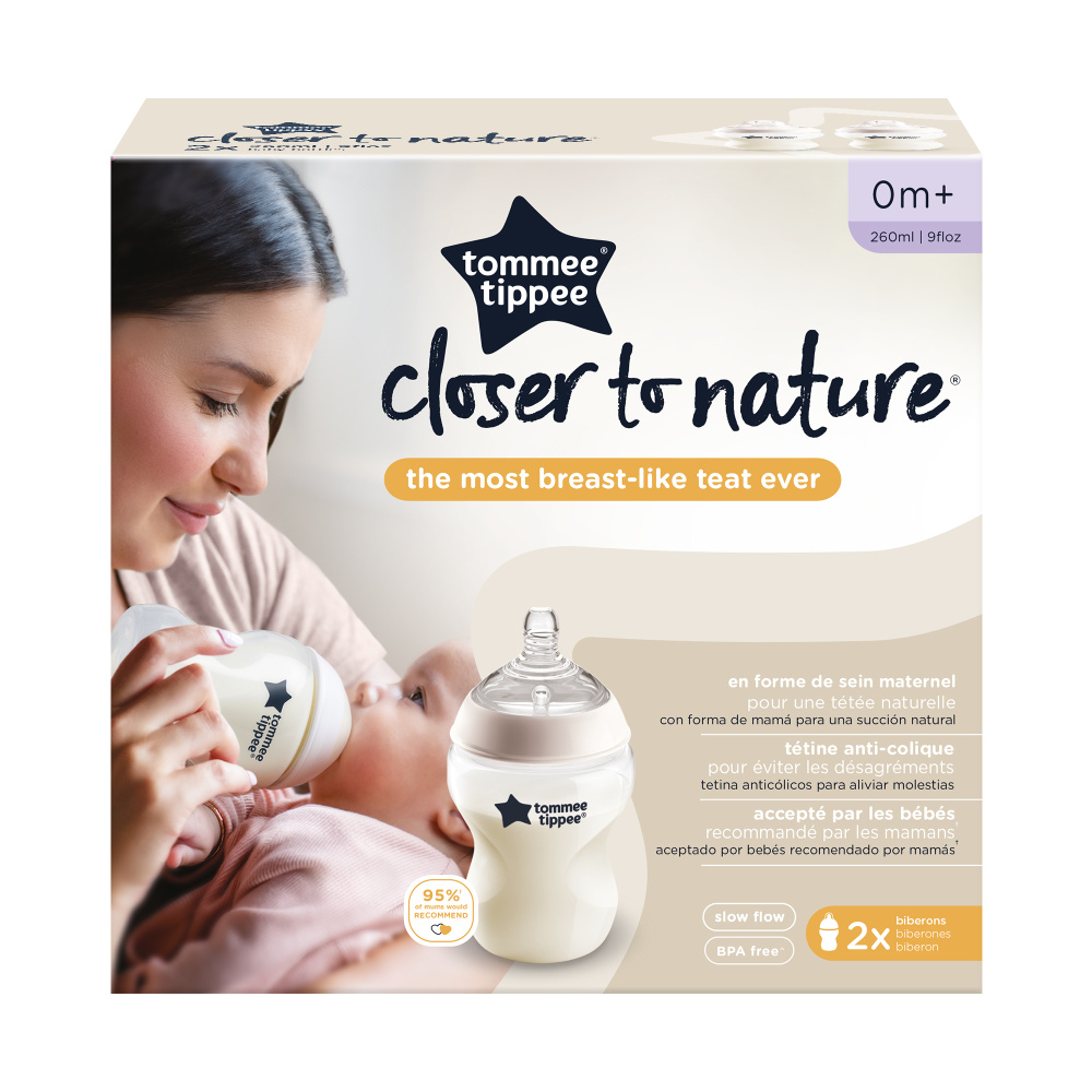 Бутылочка Tommee tippee 260 мл 2 шт. в ассортименте - фото 2