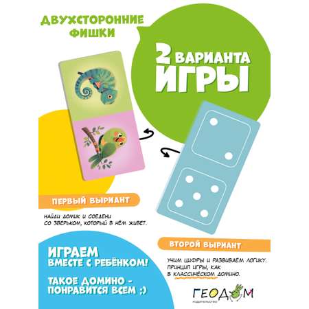 Настольная игра ГЕОДОМ Домино