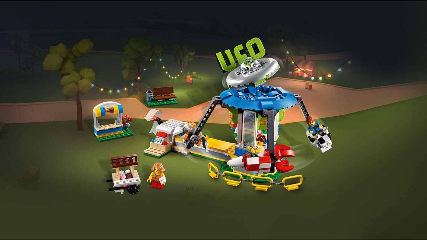 Конструктор LEGO Creator Ярмарочная карусель 595 дет. - фото 9