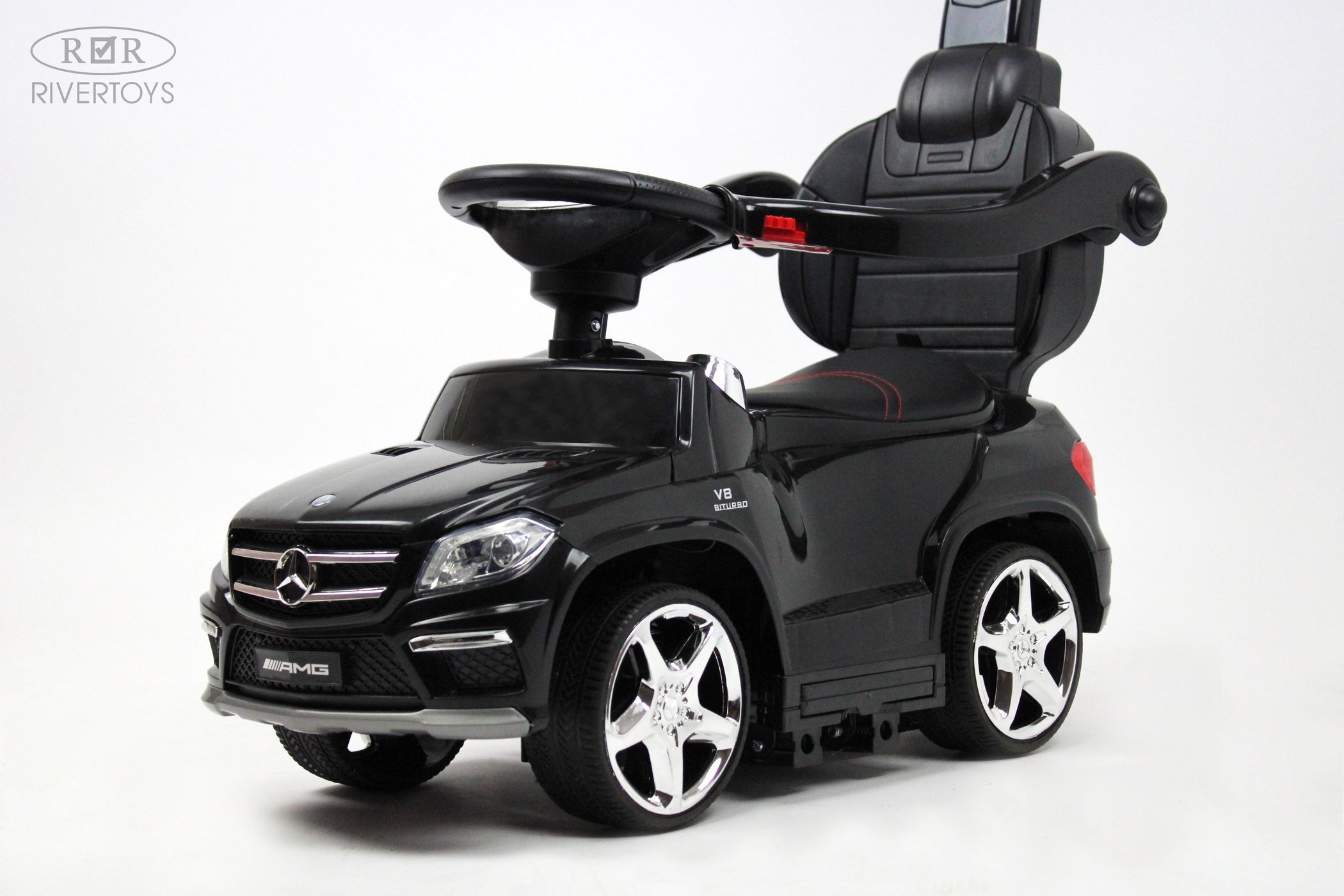 Электромобиль RIVERTOYS Mercedes A888AA-H-BLACK - фото 39