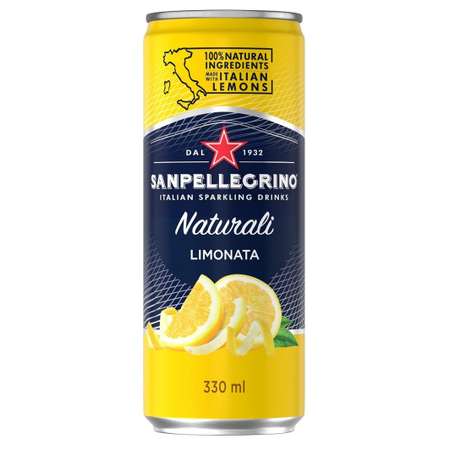 Напиток газированный безалкогольный Sanpellegrino лимон 0.33