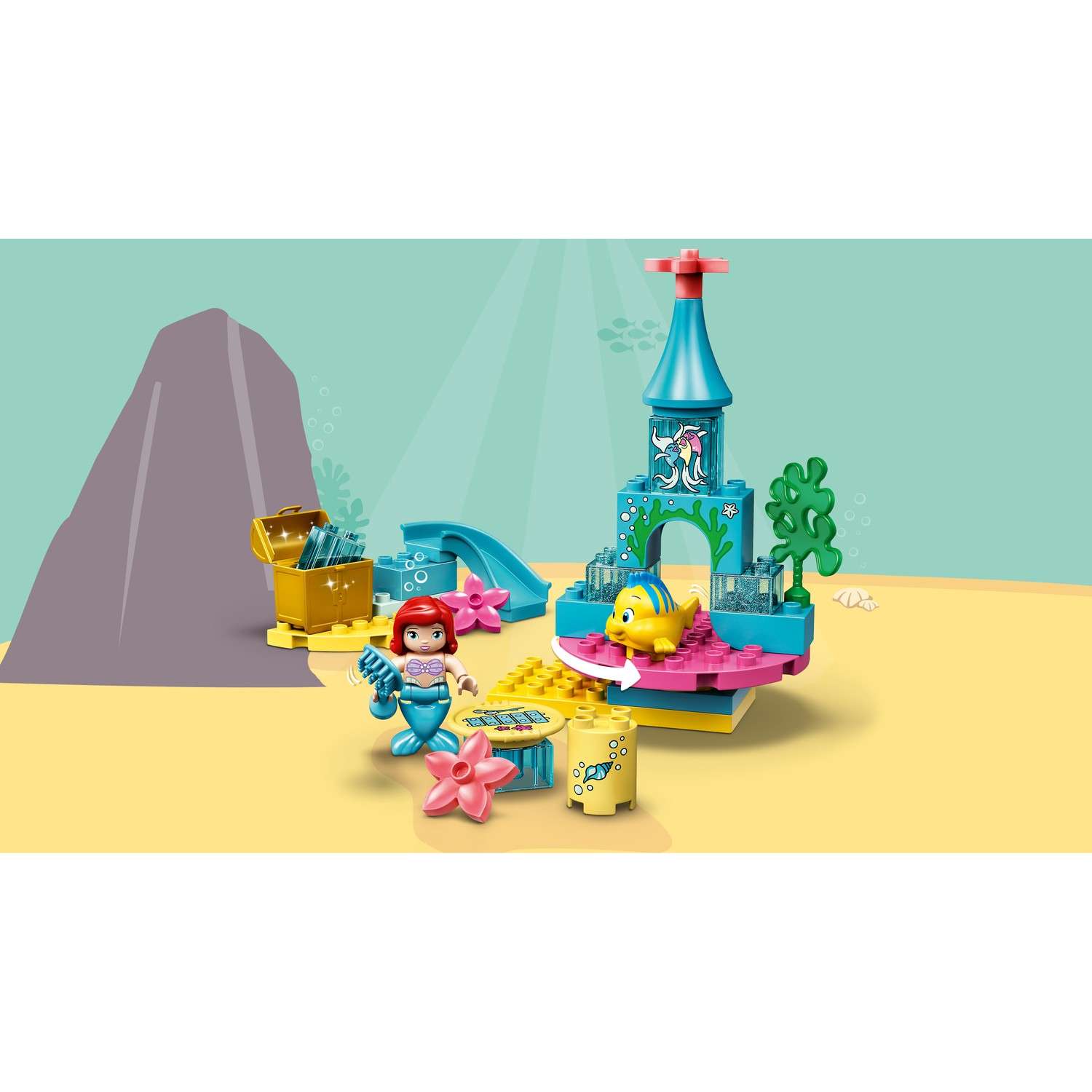 Конструктор LEGO DUPLO Подводный замок Ариэль блочный - фото 11