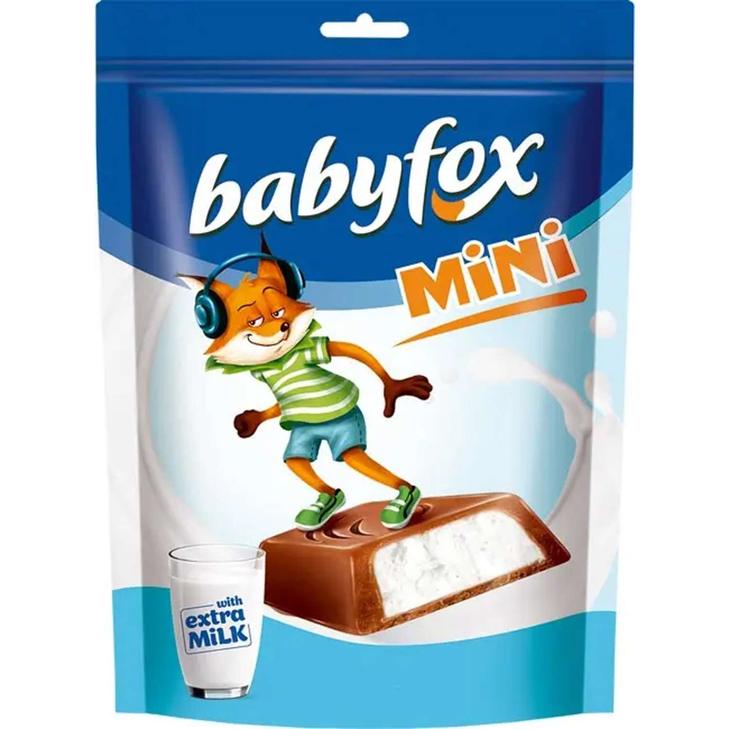 Конфеты шоколадные BabyFox c молочной начинкой 120г - фото 1