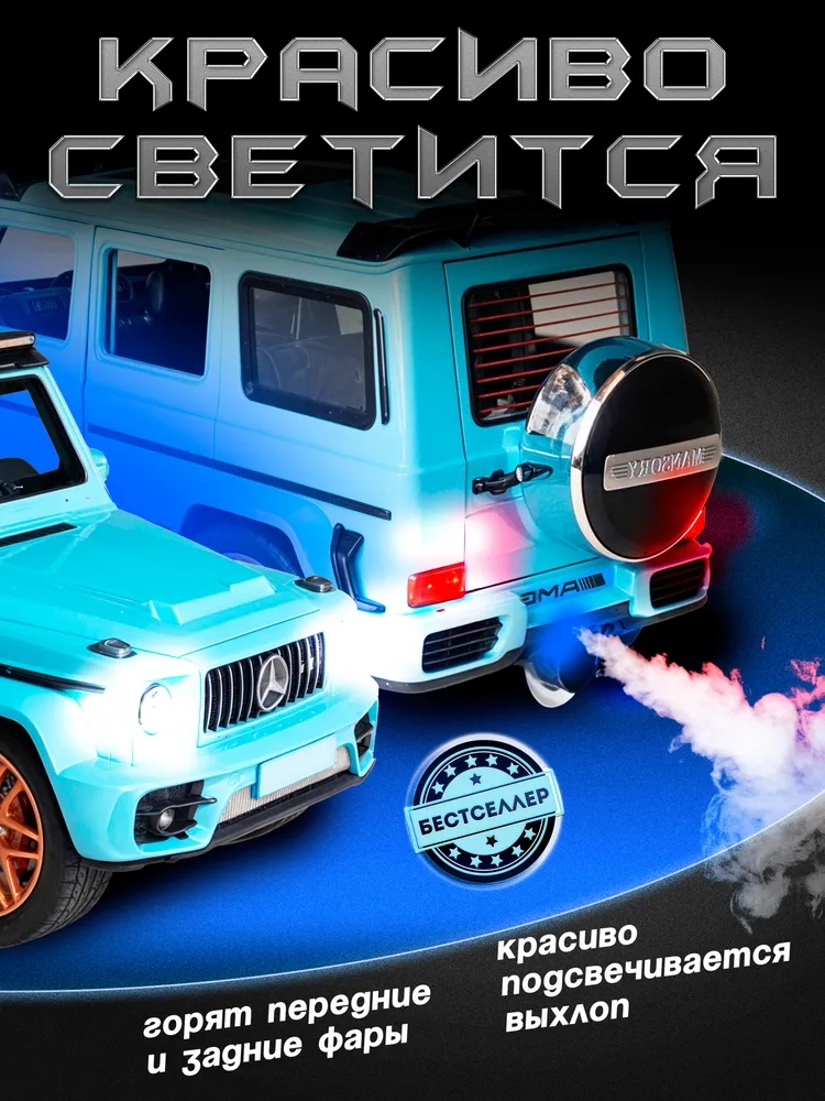Внедорожник Бестселлер Mercedes 1:24 в ассортименте 02.00.0254.02 - фото 8