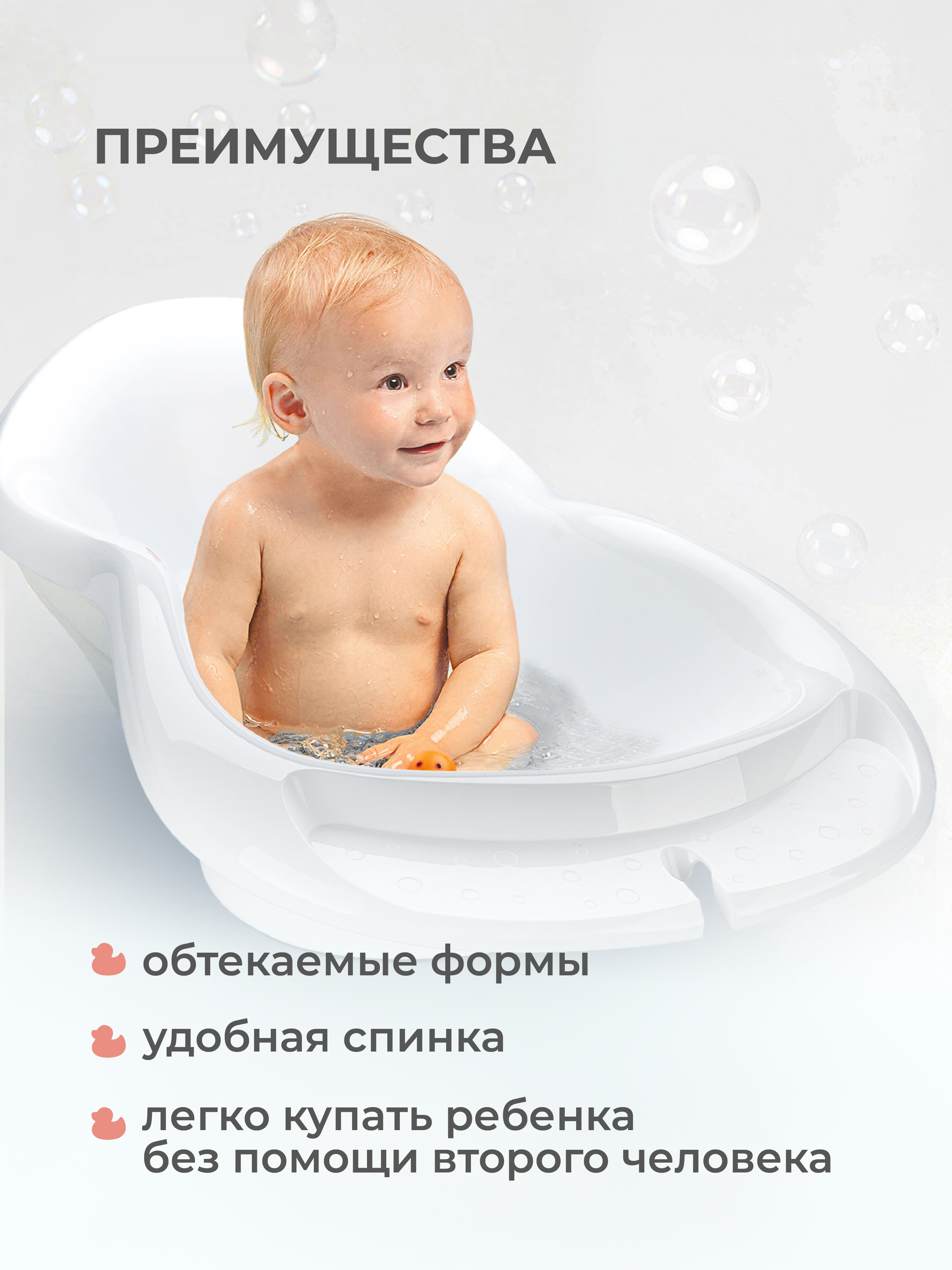 Ванночка Пластишка белый - фото 4