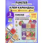 Клей-карандаш Funster 15 г 3 шт.