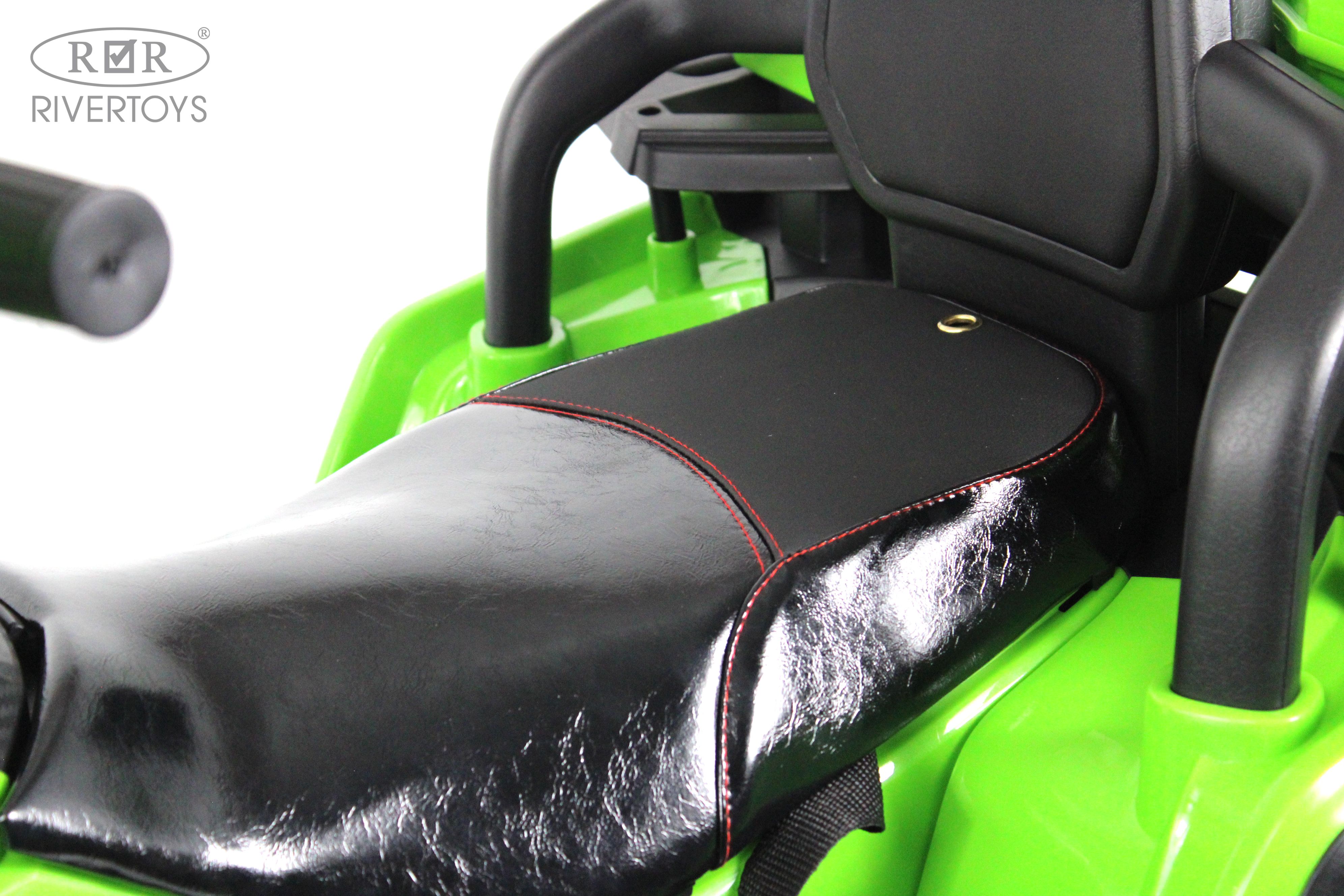 Электромобиль RIVERTOYS Z111ZZ-NEW-GREEN С пультом ДУ - фото 18