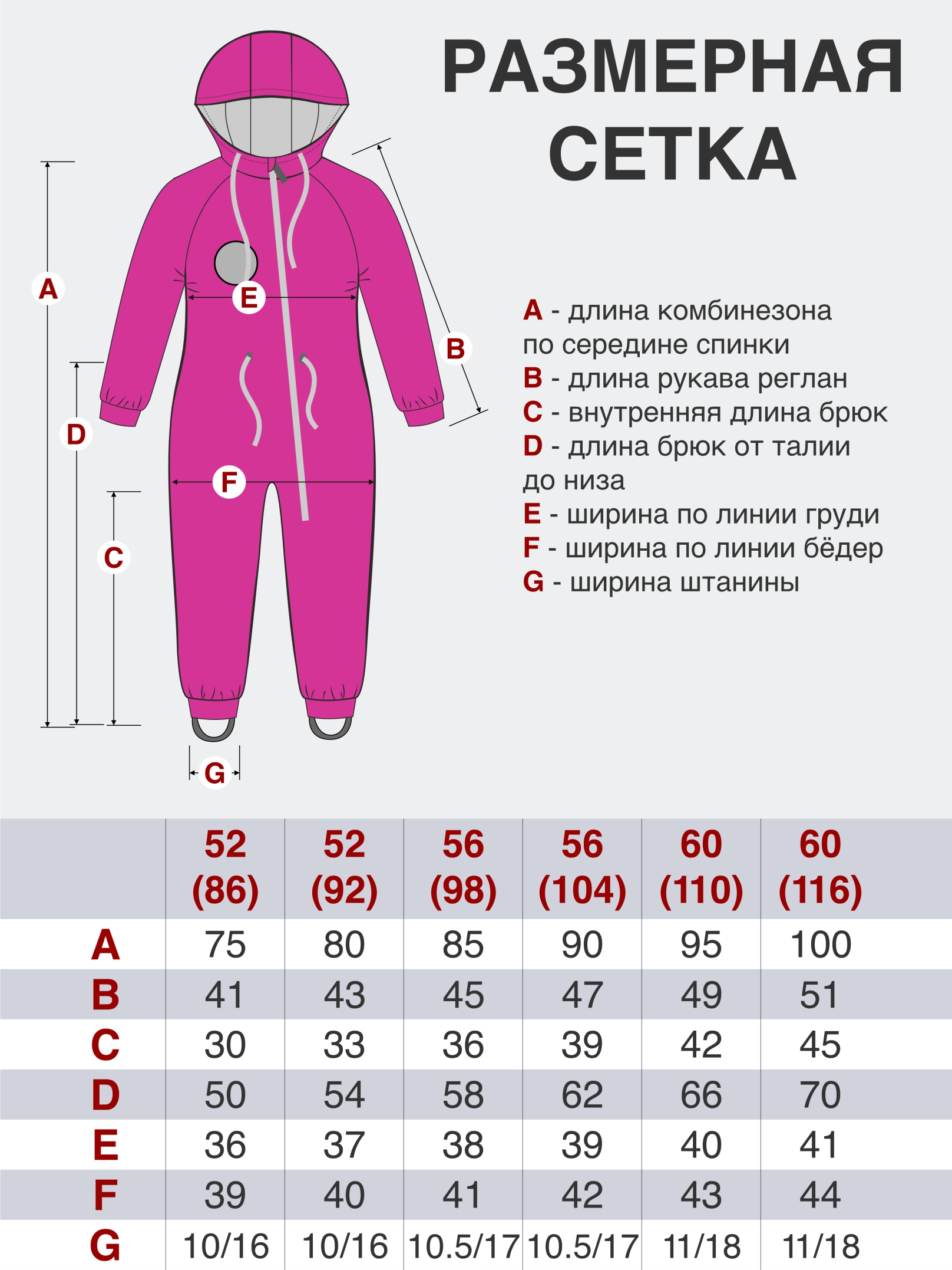 Комбинезон Arctic kids 30-029-синий - фото 19