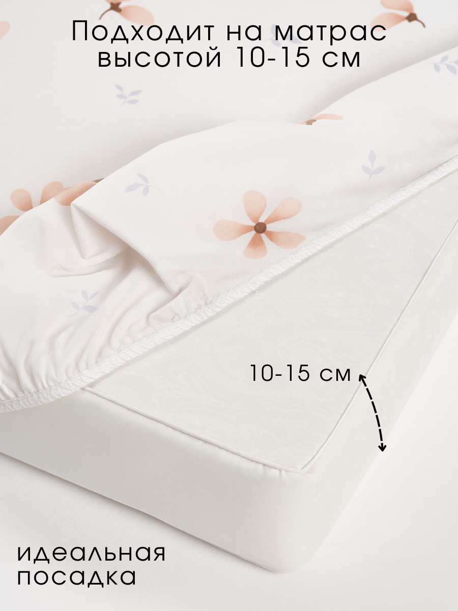 Простыня Ночь Нежна Майли 80 x 160 см на резинке 2 шт. - фото 4