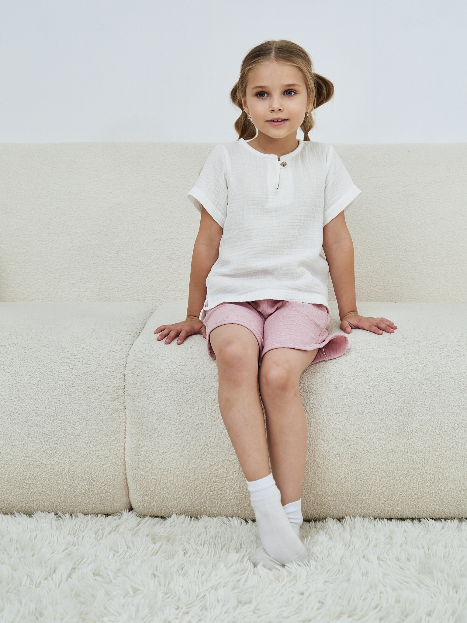 Шорты MOUN Шорты_муслин_розовый - фото 19