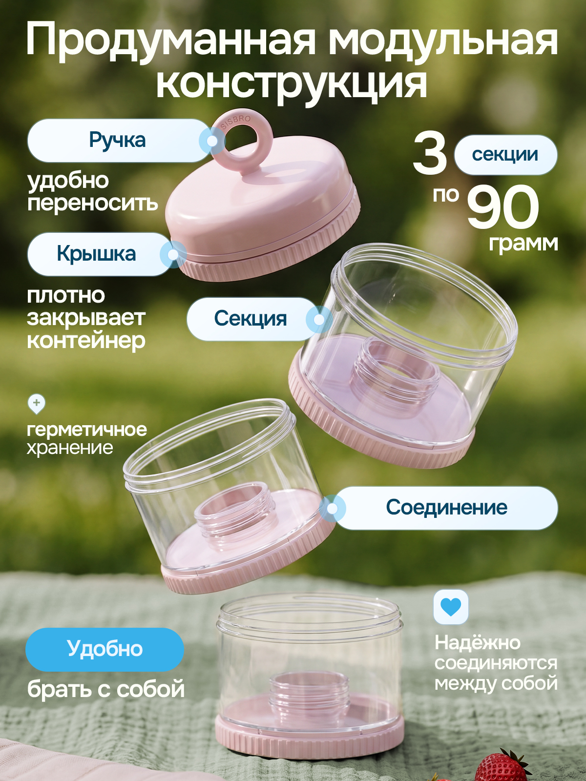Контейнер для грудного молока SISBRO - фото 2