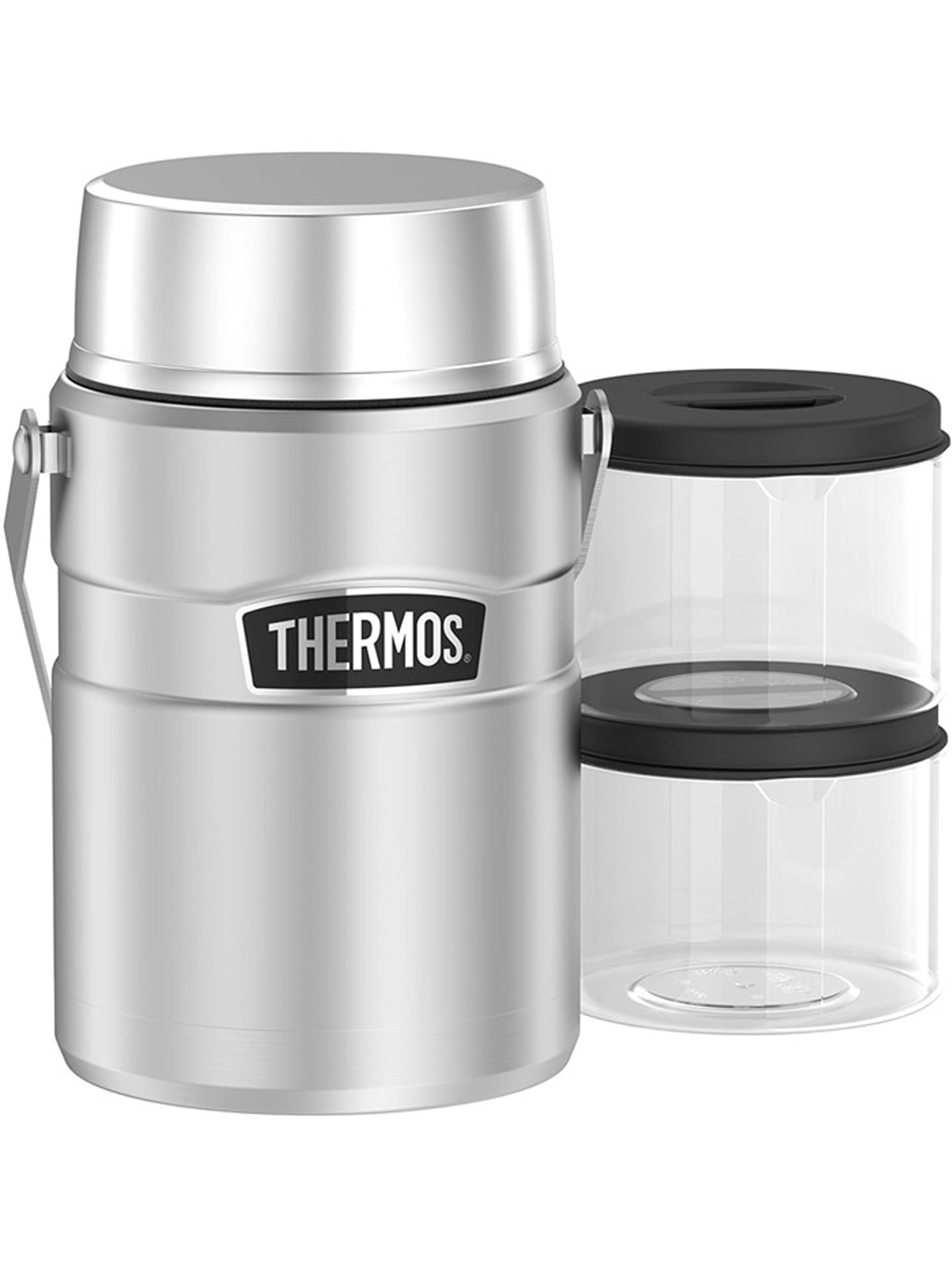 Термос для еды 1.39 литра 2 контейнерами THERMOS KING-3030 Big Boss – нержавеющая сталь герметичный тепло/холод 12/24 часа - фото 22
