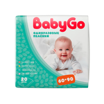 Пелёнки одноразовые BabyGo 60х90 см 20 шт.