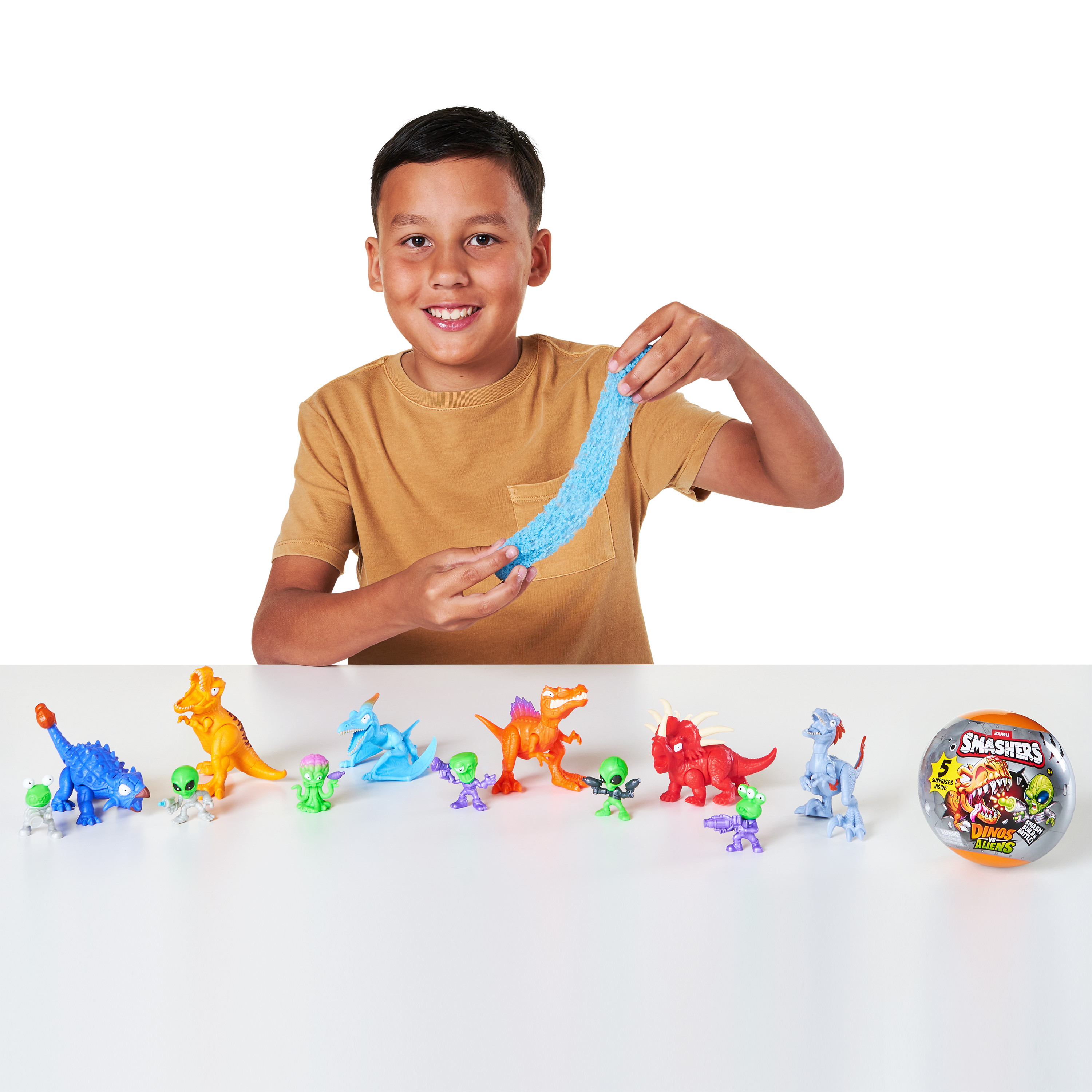 Сборная модель Zuru Smashers Дино против пришельцев в ассортименте 74155GQ6-S001 - фото 7