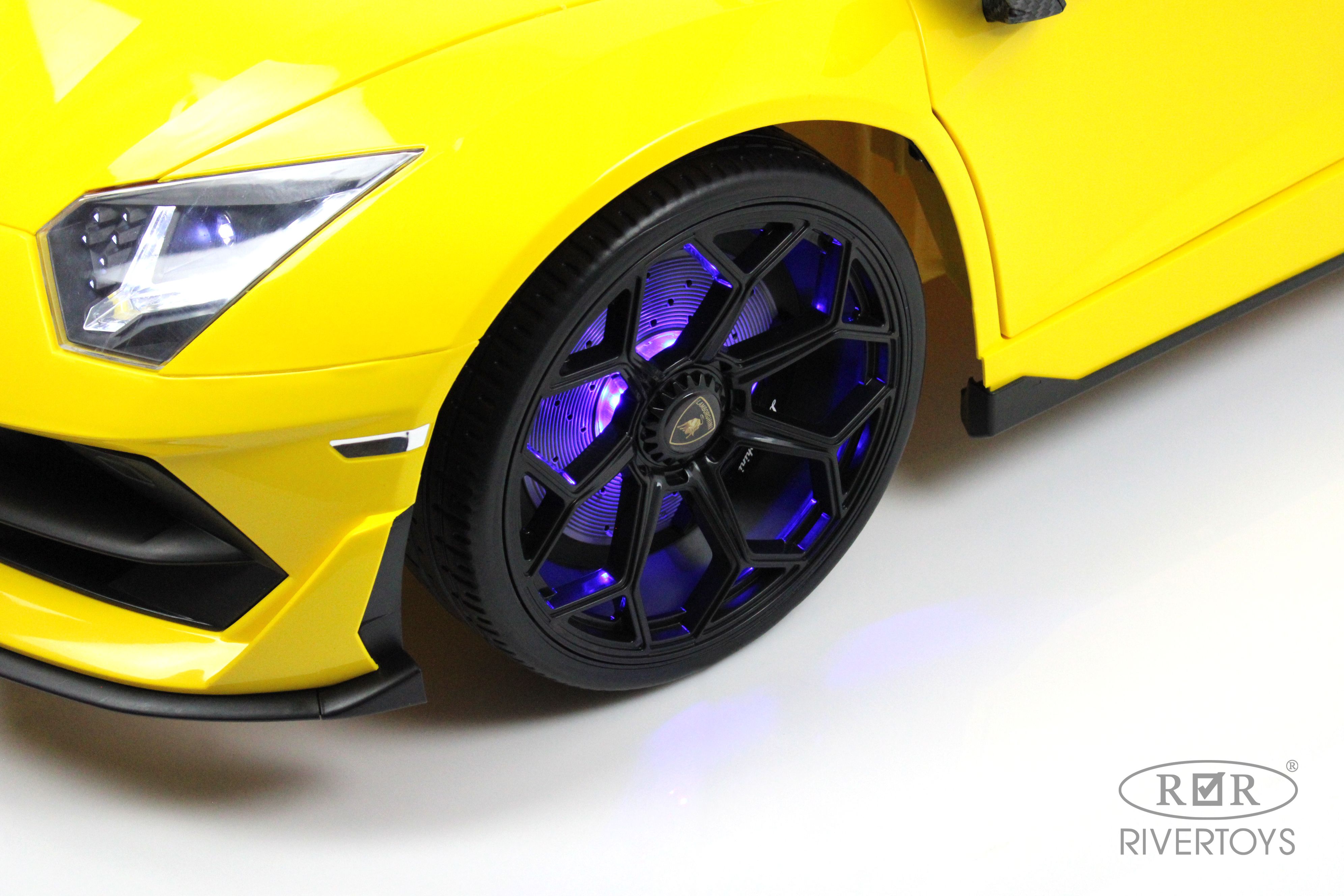 Электромобиль RIVERTOYS A111MP-YELLOW С пультом ДУ - фото 19